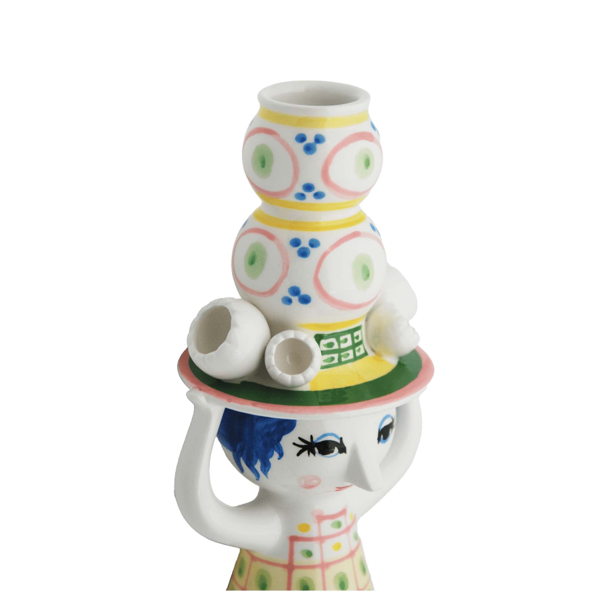 Bjørn Wiinblad Lady With Hat Lysestake