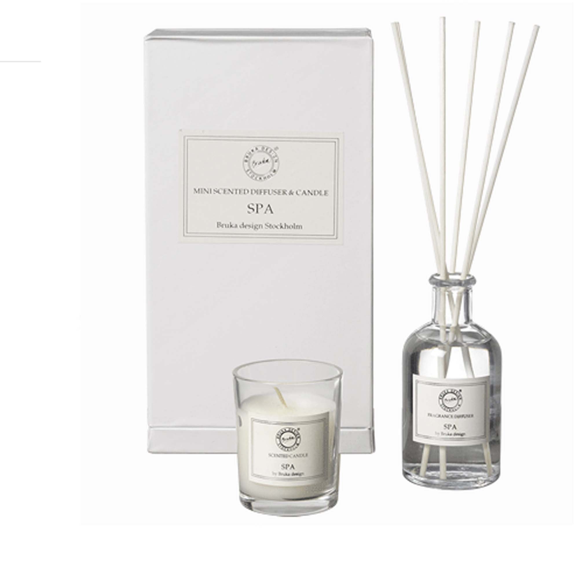 Bruka Design Gavesett Romduft+Duftlys