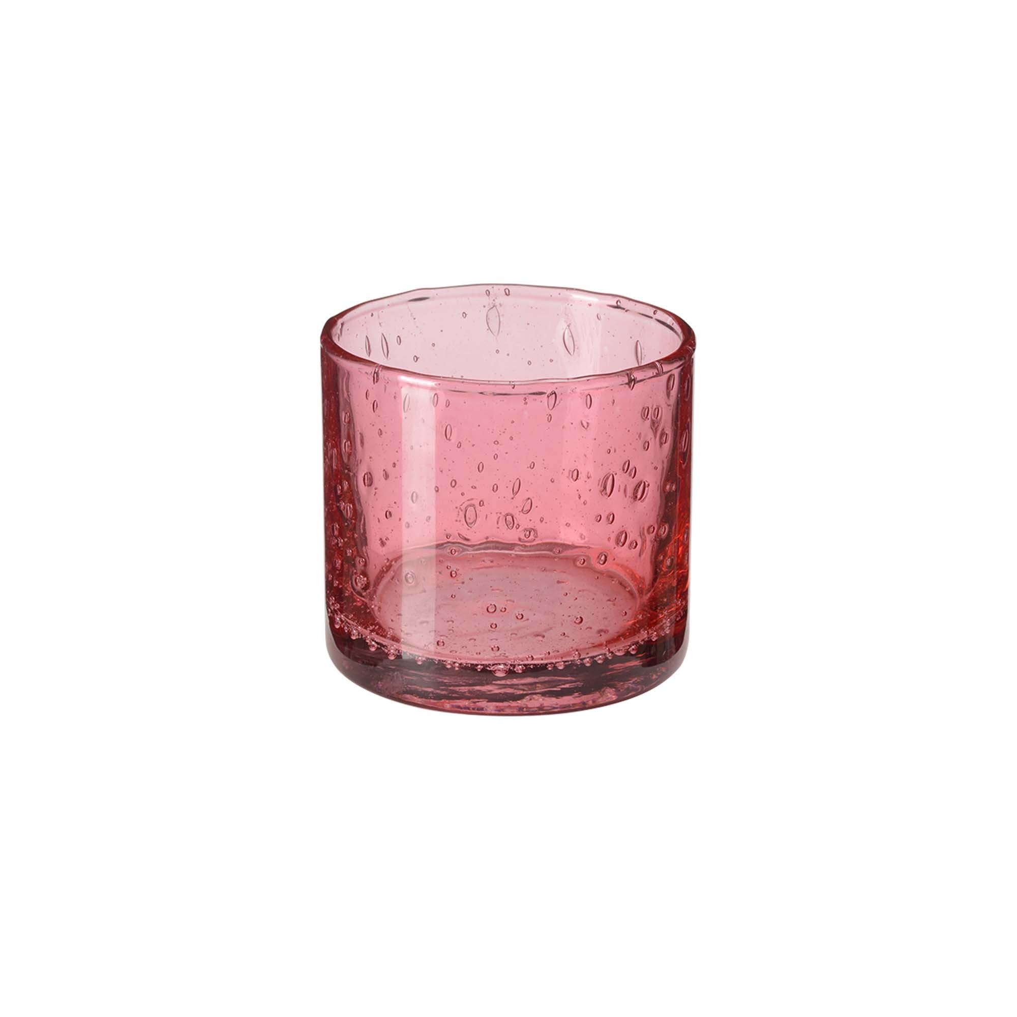 Bruka Design Lysglass Rosa H8Ø8cm