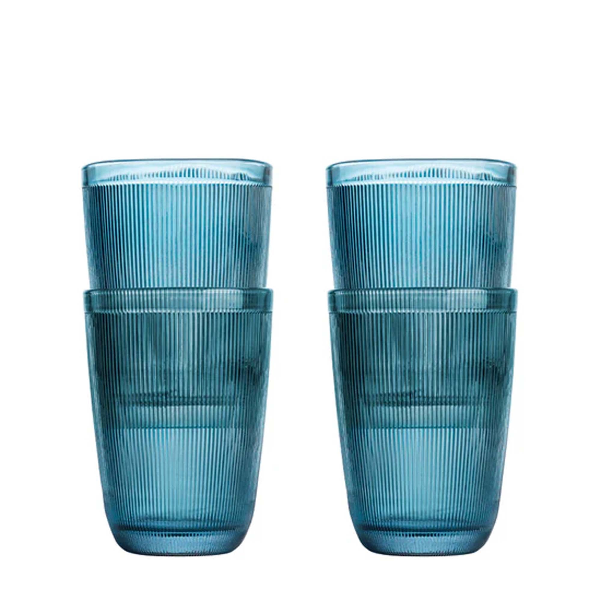 Hadeland Glassverk Siri Glass 4pkn. Blå 30cl.