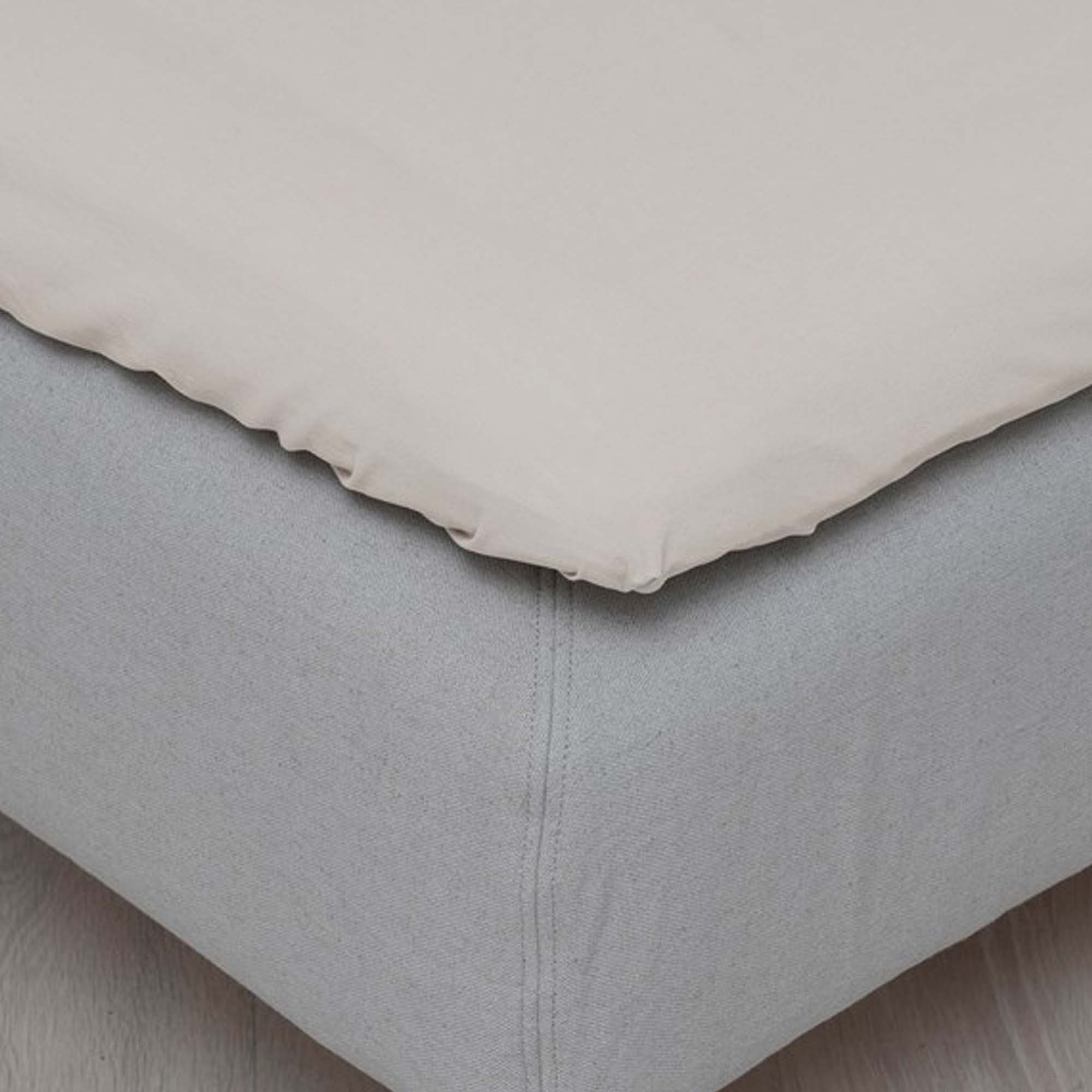 Høie Formsydd Jerseylaken Lys Beige