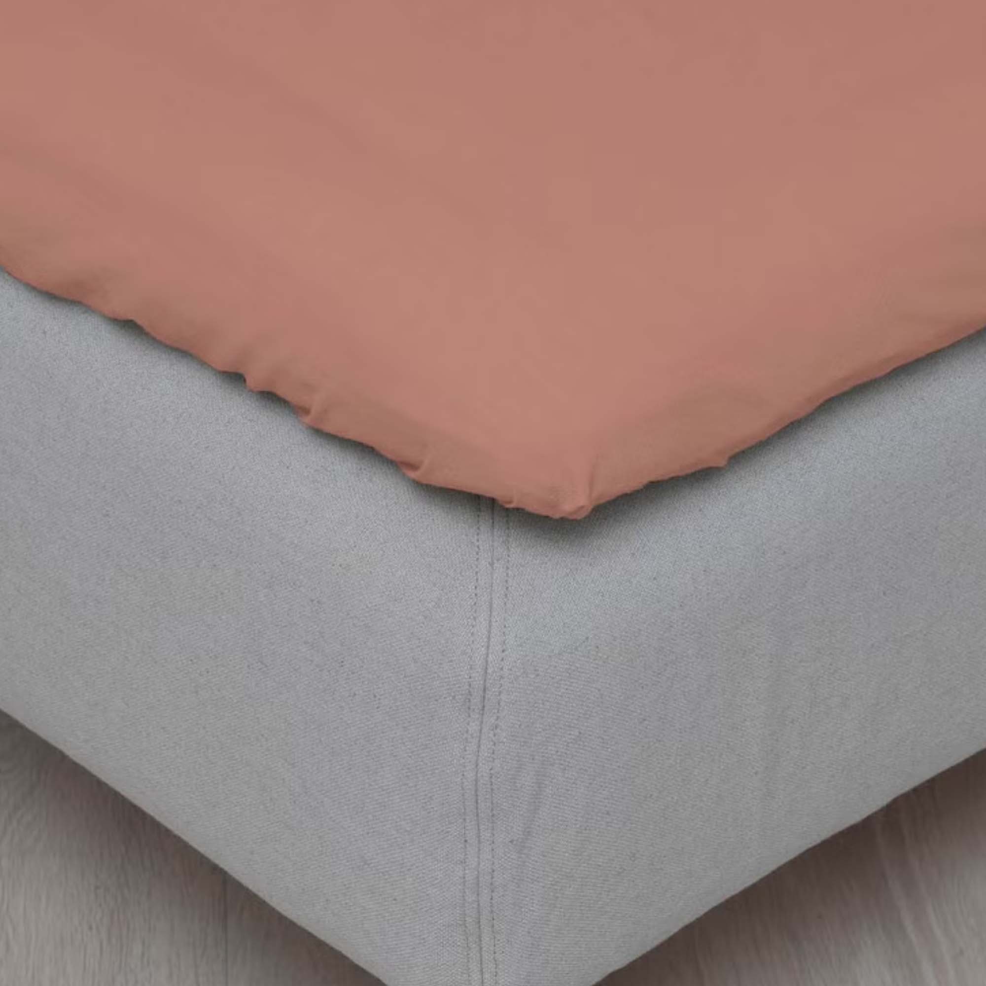 Høie Formsydd Laken Frøya Steinvasket Bomull Varm Rosa