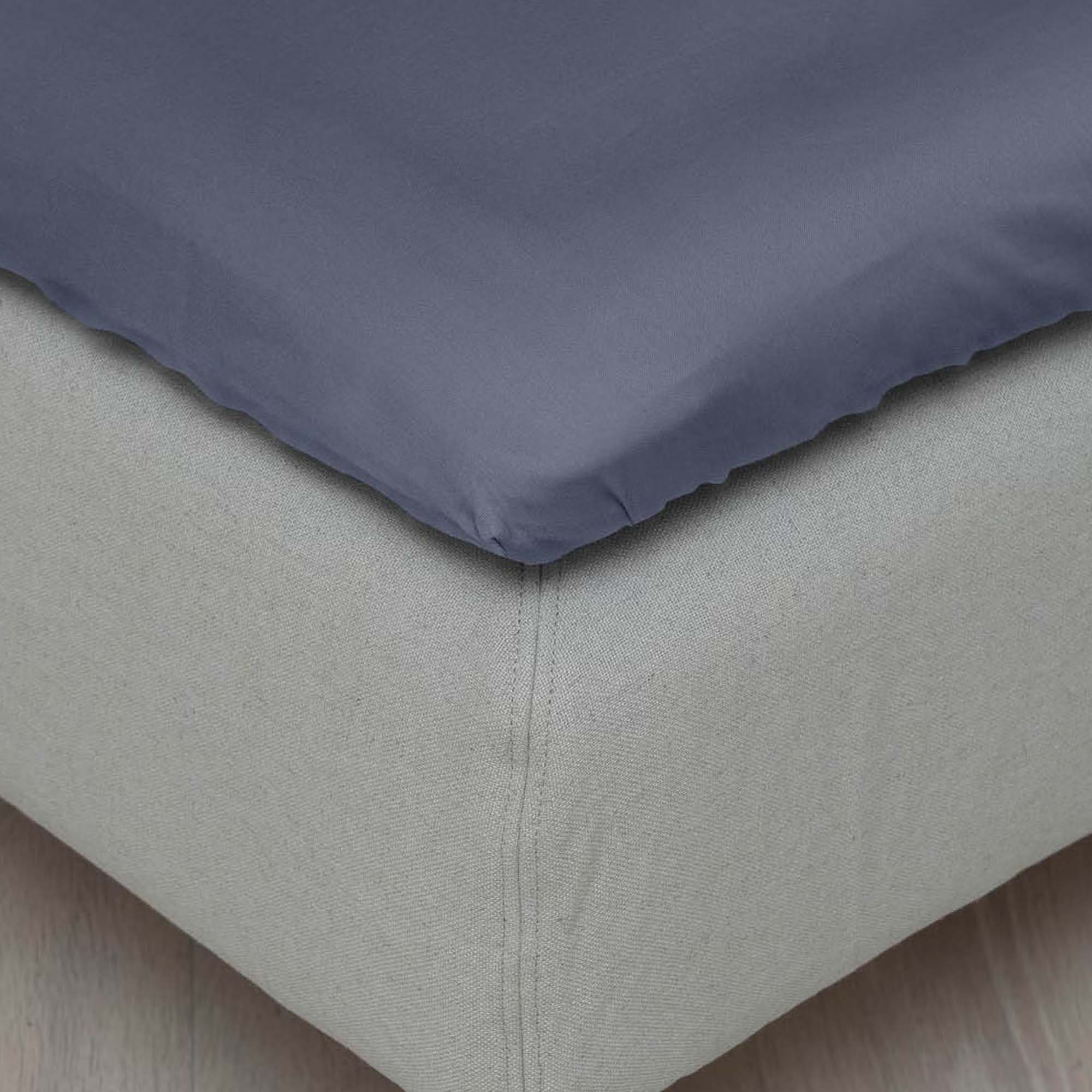 Høie Formsydd Laken Harmoni Denimblå