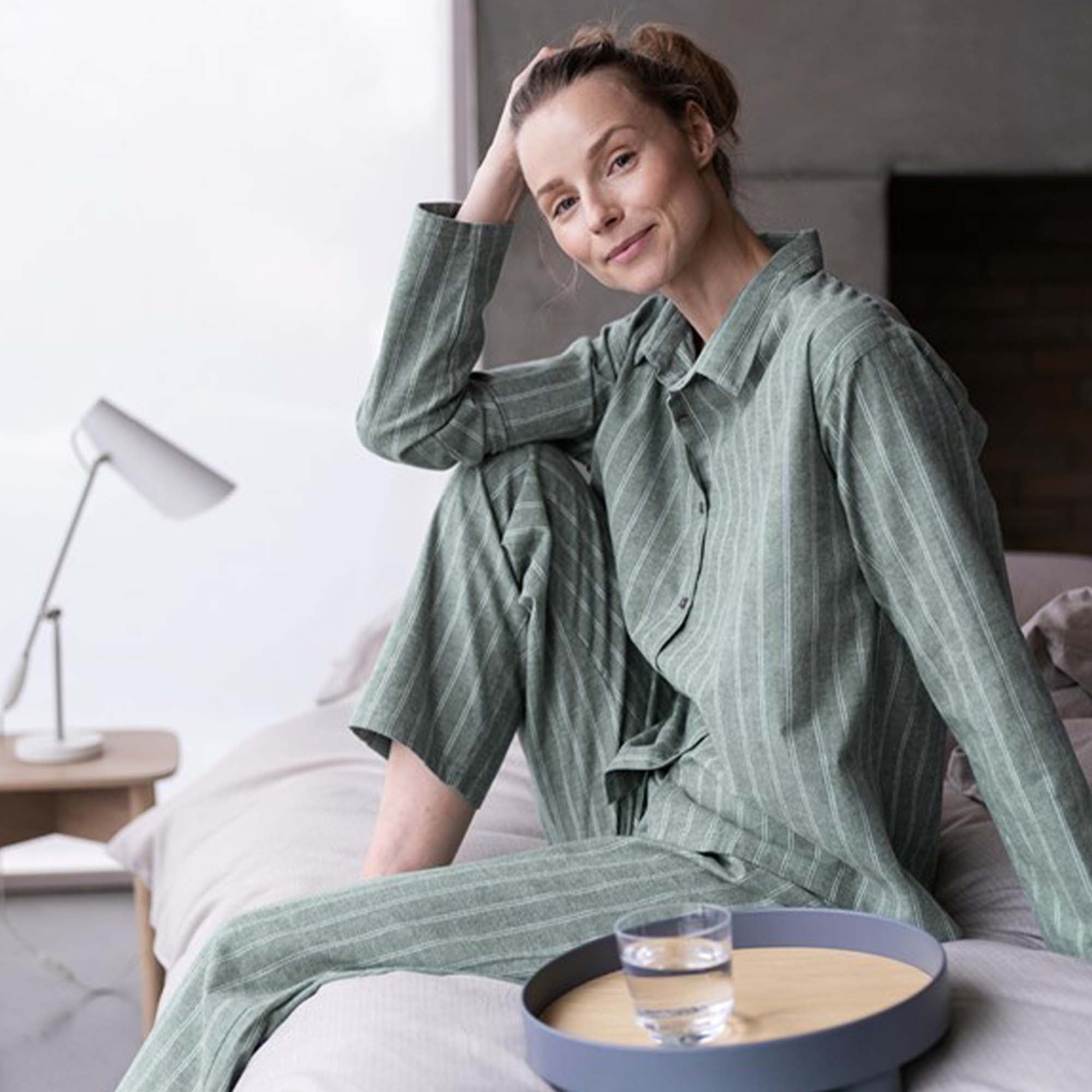 Høie Pysjamas Pilen Dempet Grønn