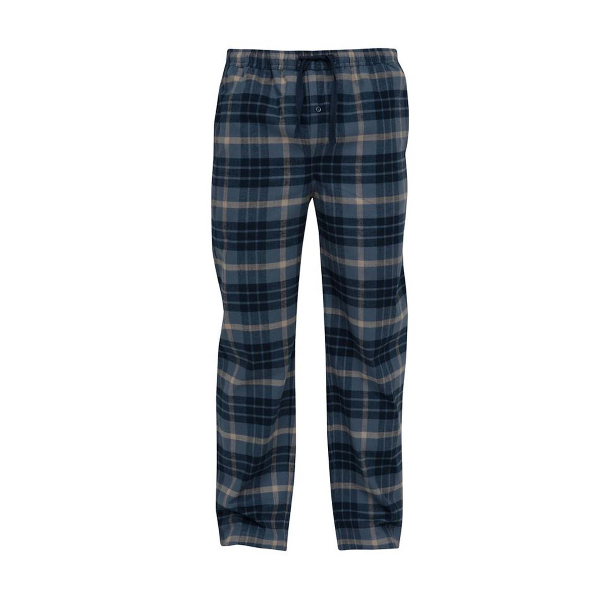 Høie Pyjamasbukse Flanell Lukas Herre Blå