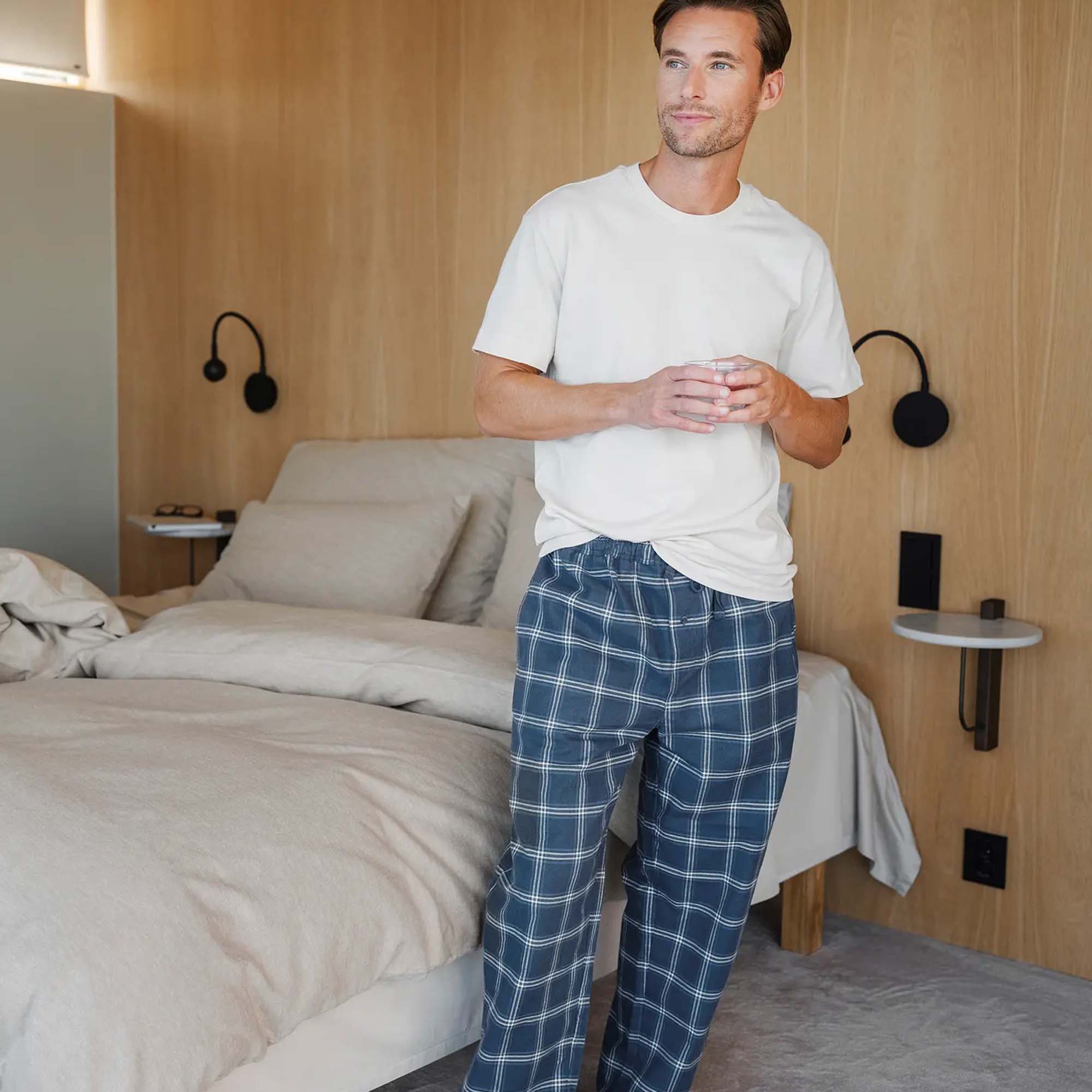 Høie Ravnen Pysjbukse Herre Blå