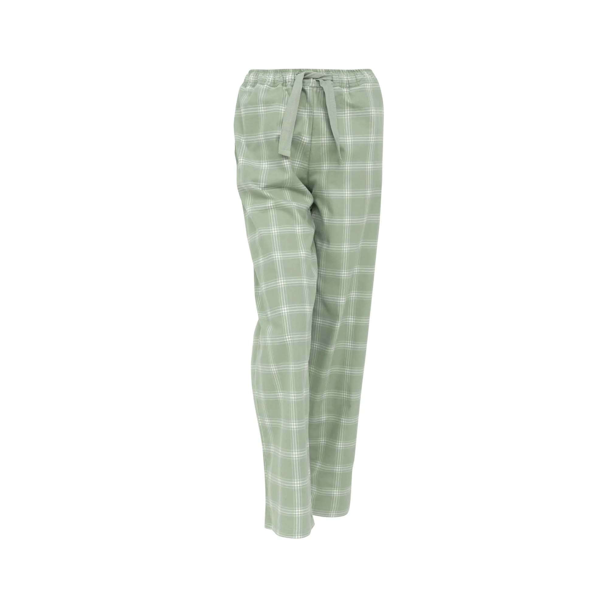 Høie Ravnen Pysjbukse Dame Dempet Grønn