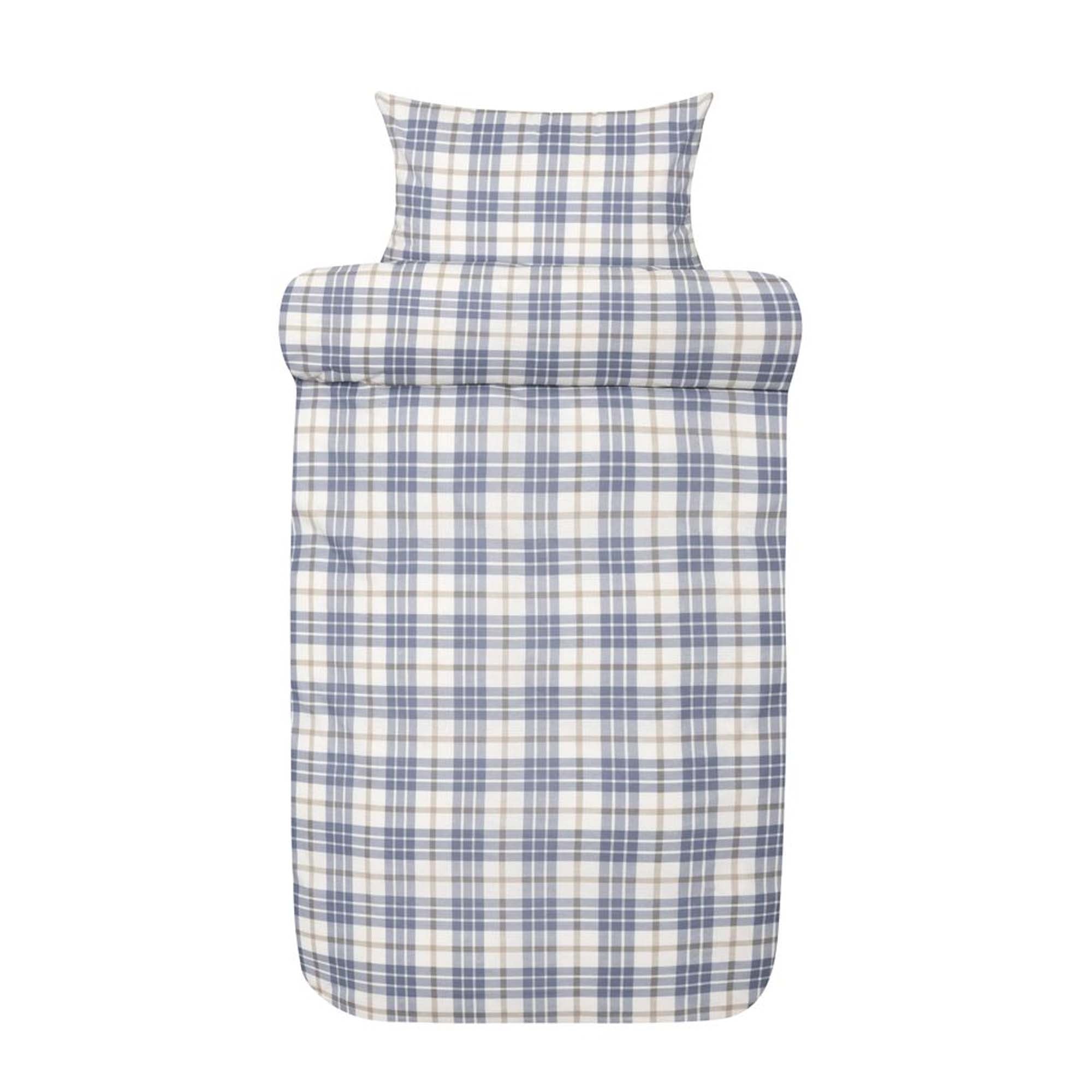 Høie Sengesett Lukas Dus Denimblå Flanell