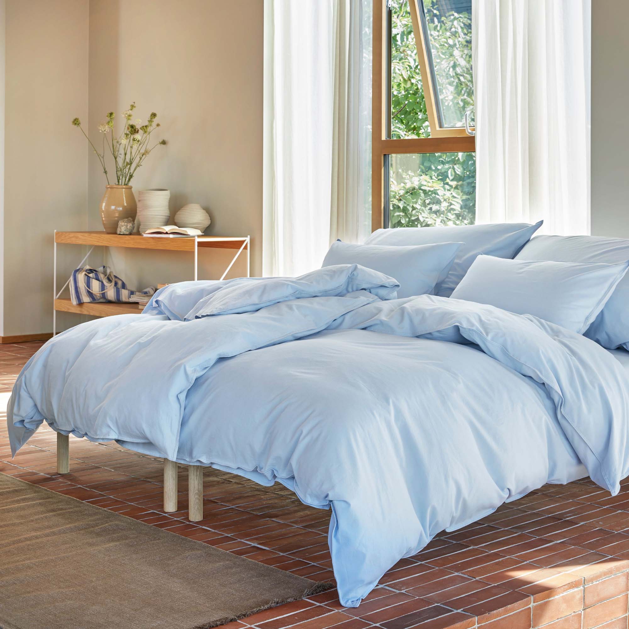 Høie Sengesett Frøya Lys Blå