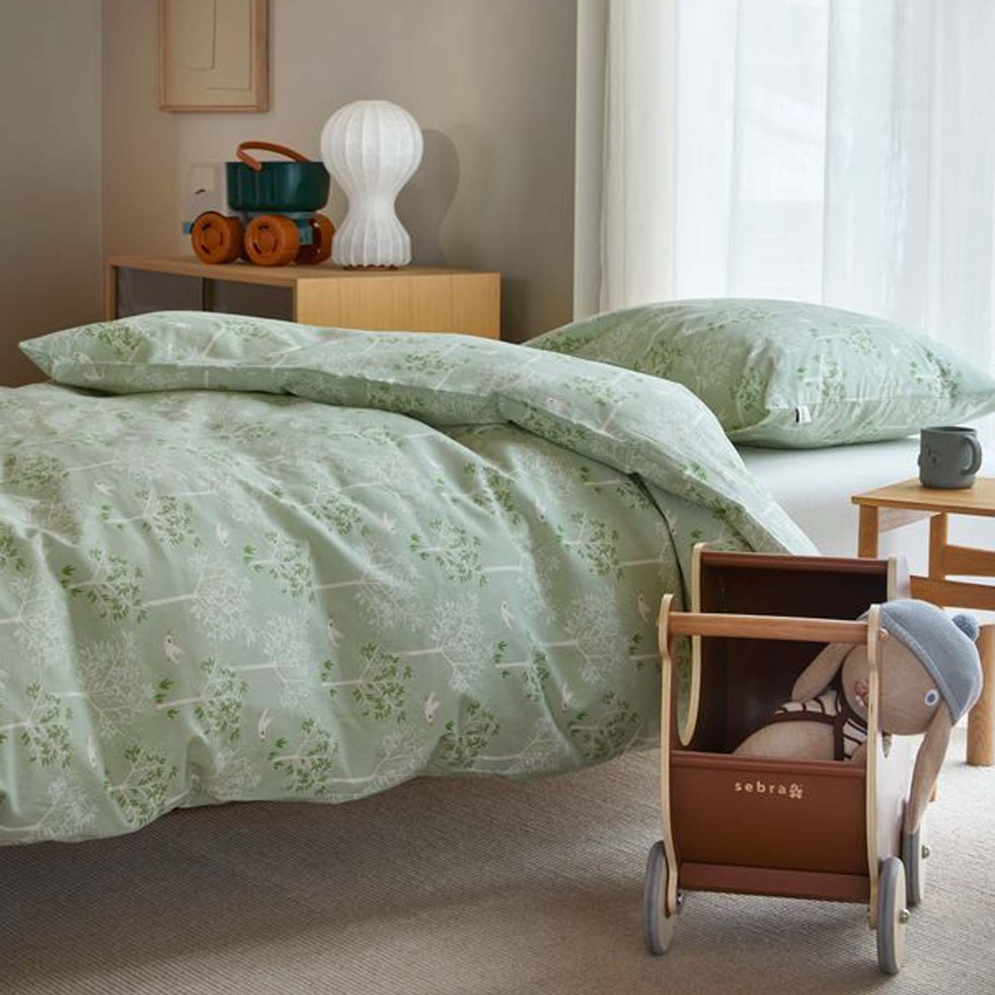 Høie Sengesett Barn Kira Grønn