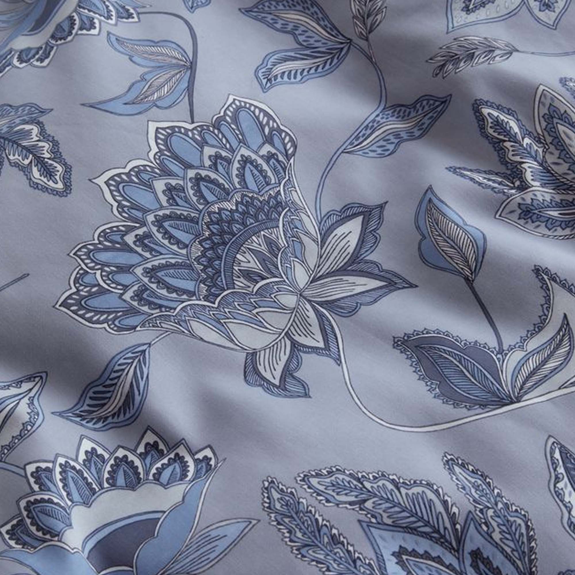 Høie Sengesett  Mille Denimblå Sateng