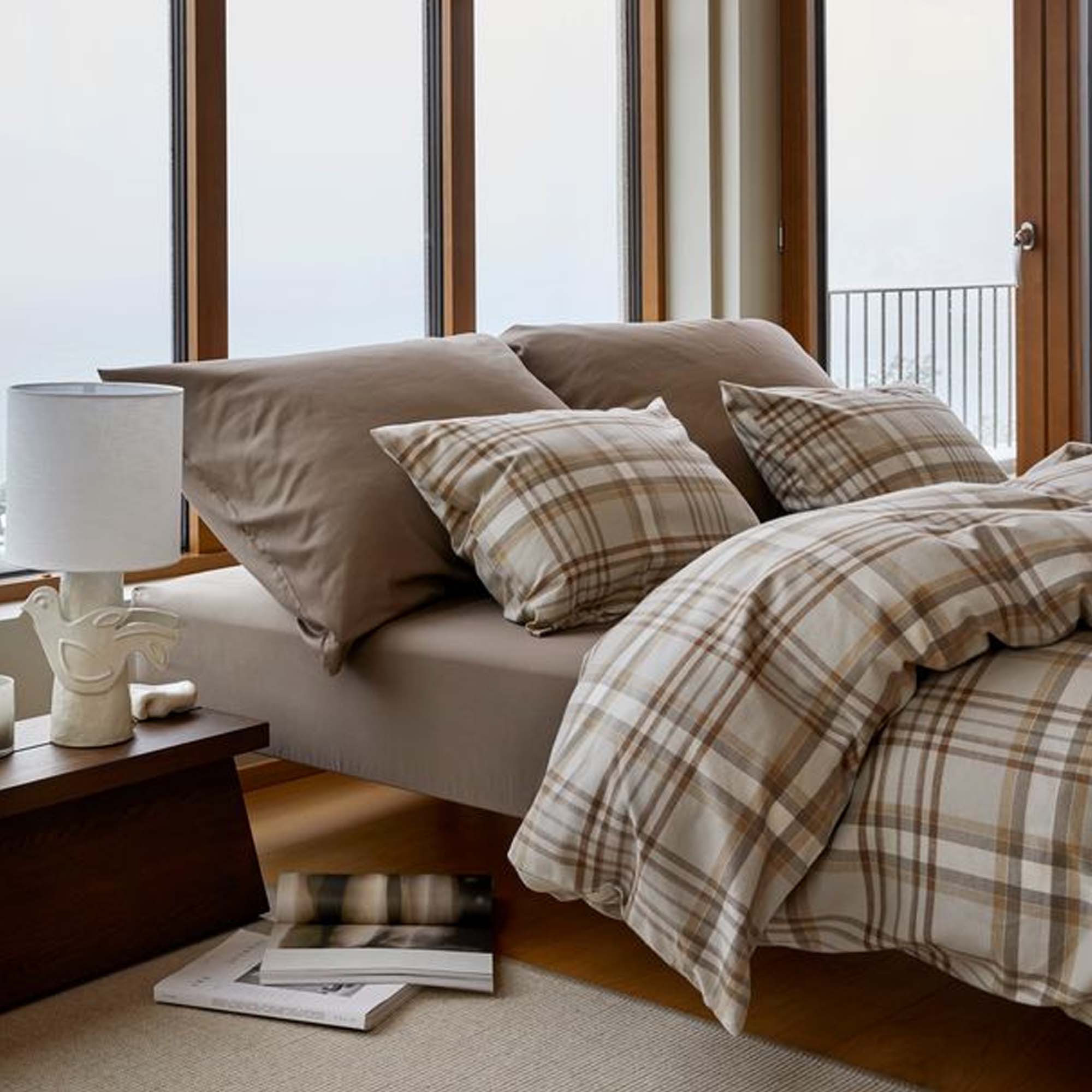 Høie Sengesett Richard Beige Flanell