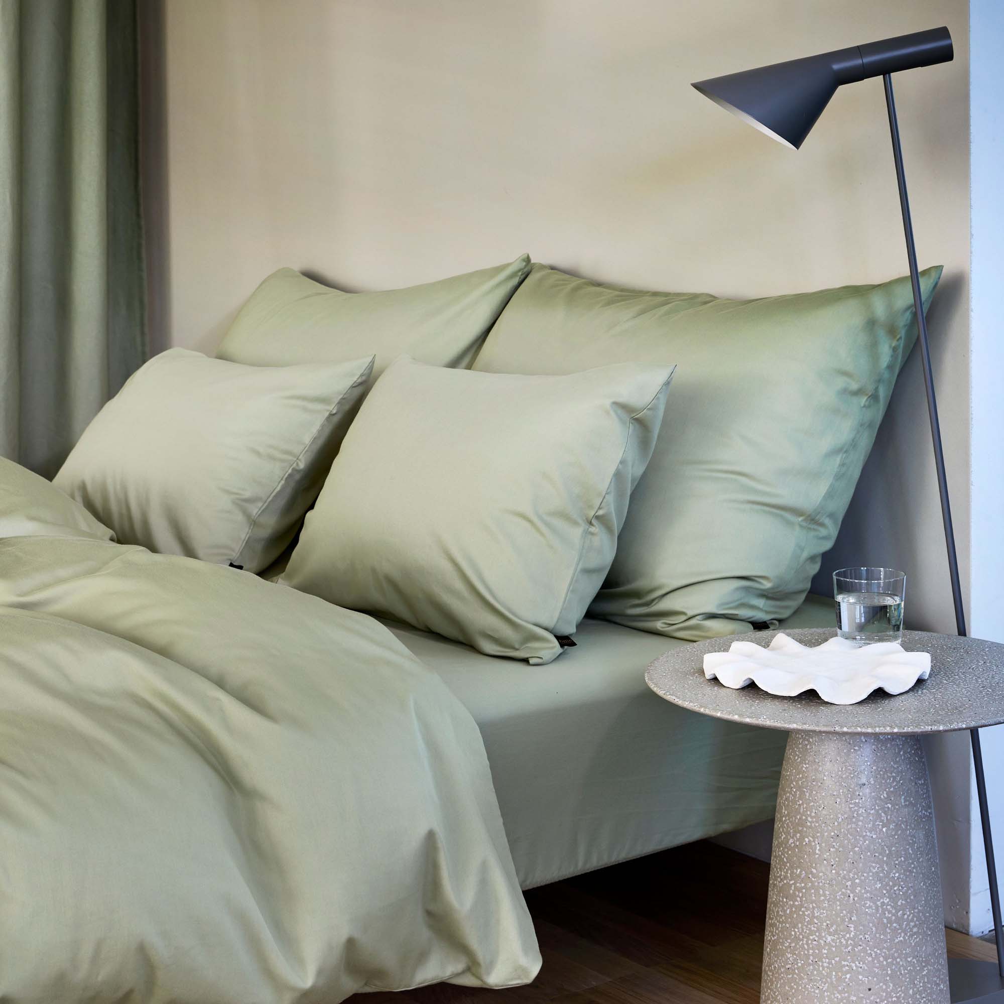 Høie Formsydd Laken Harmoni Lys Grønn