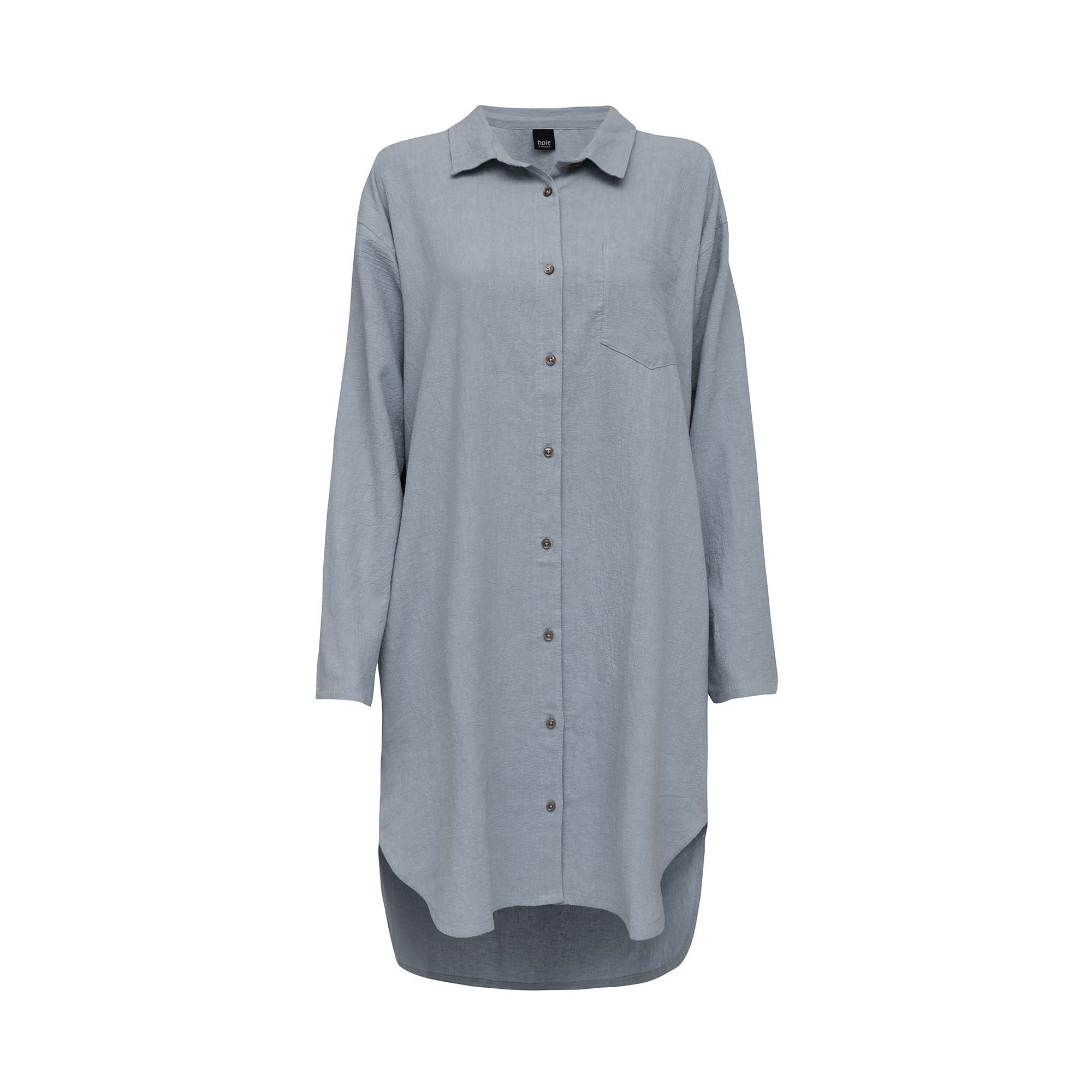 Høie Hydra Storskjorte Lys Blå