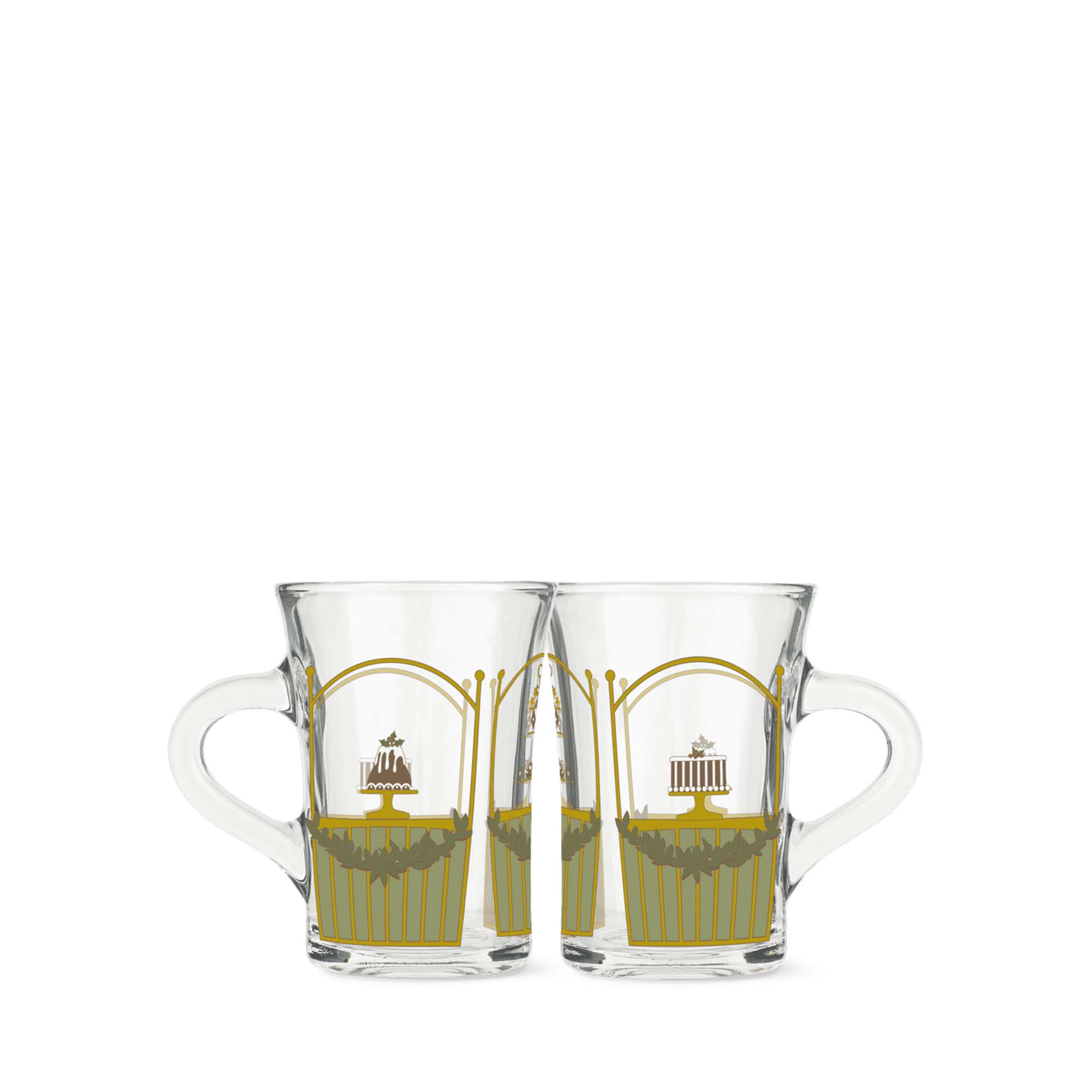 Holmegaard Glasskrus Jul 2 stk