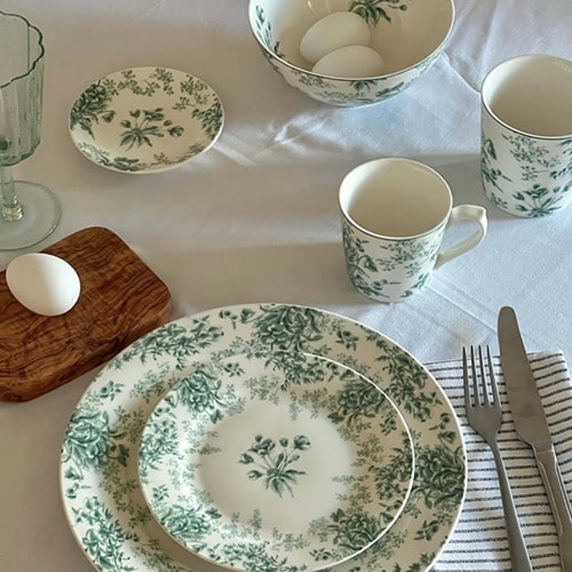 Laura Ashley Thurston Flowers Green 13 cm Tallerken