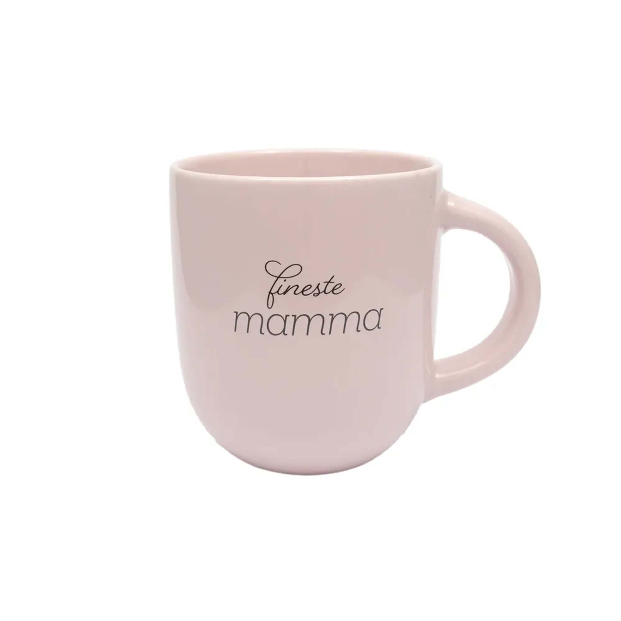 Kopp Rosa m/Tekst Fineste Mamma