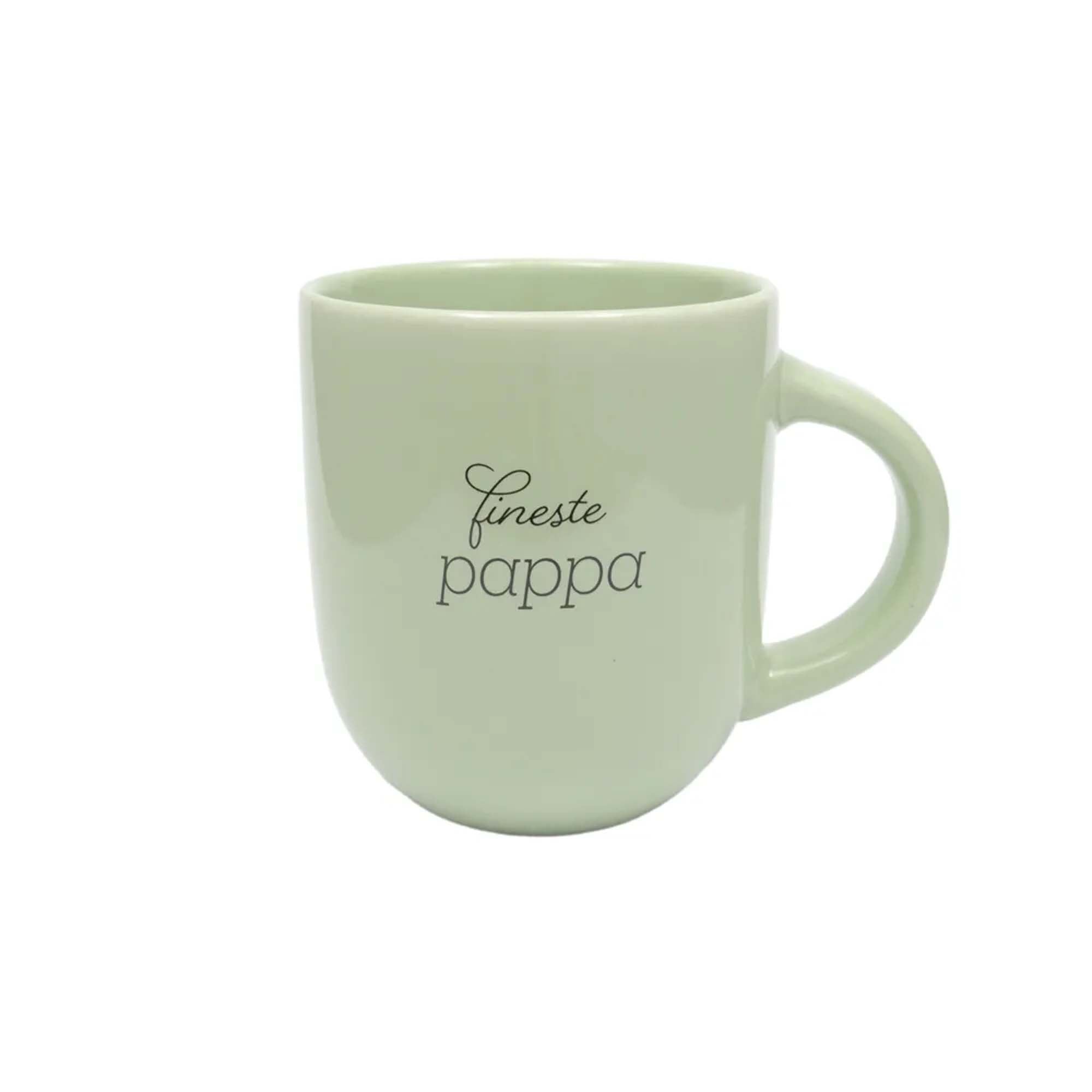 Kopp Grønn m/Tekst Fineste Pappa