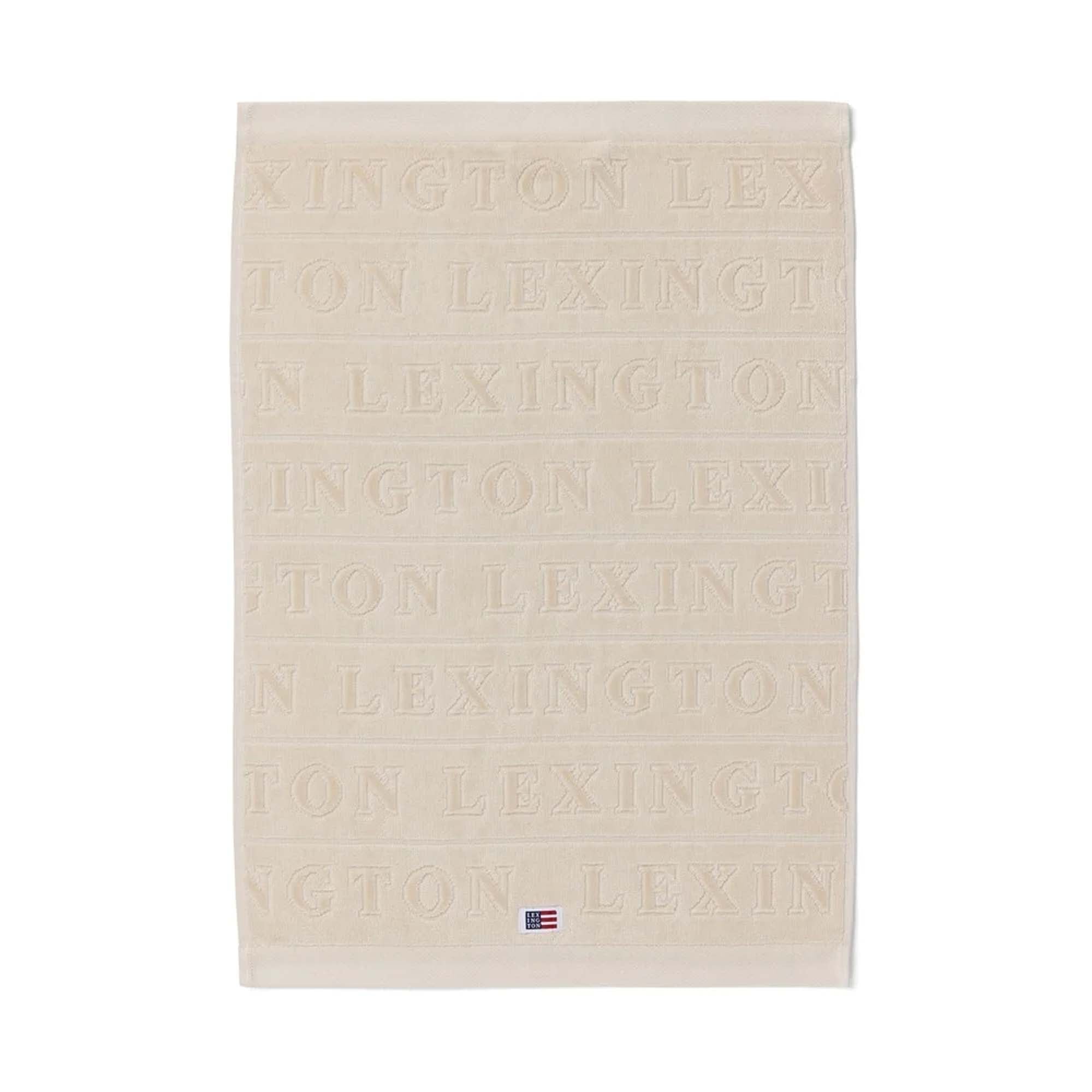 Lexington Håndkle Velour Jacquard Beige