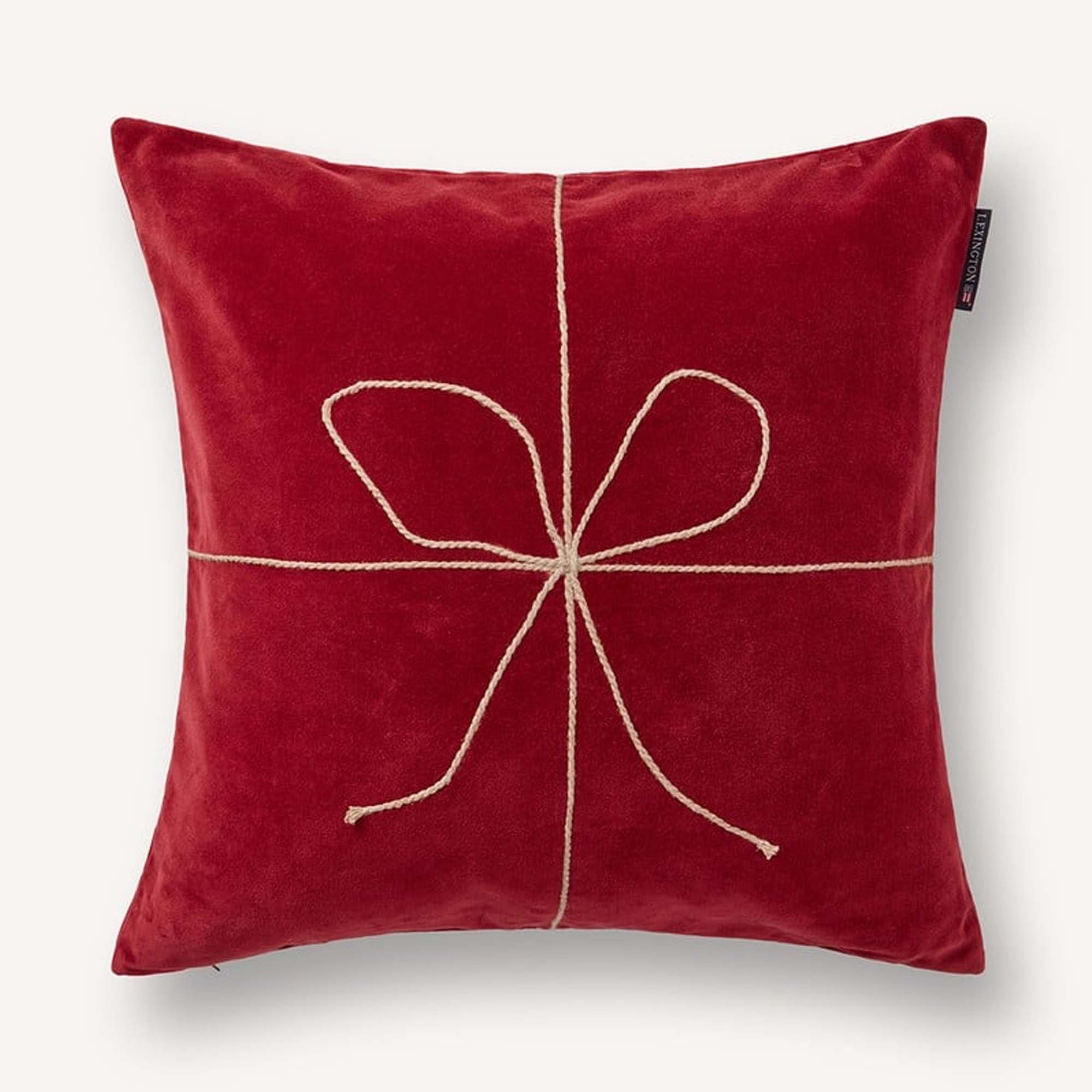 Lexington Putetrekk 50x50cm Rød Velour