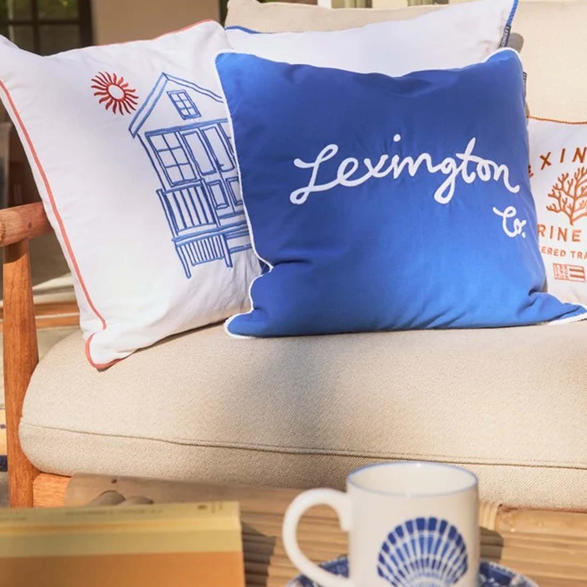 Lexington Logo Putetrekk Blå