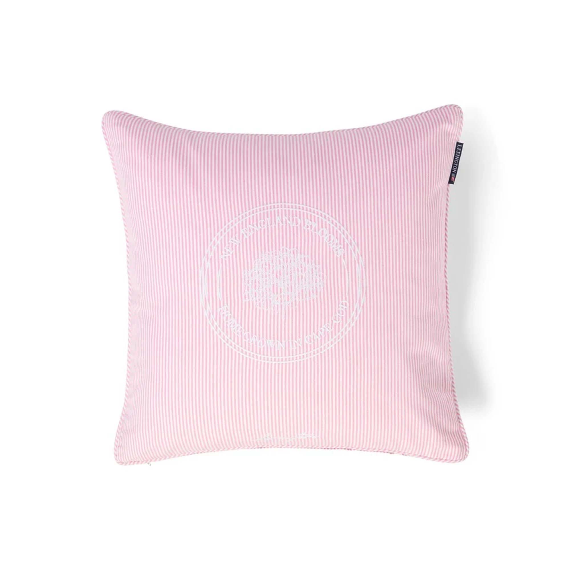Lexington Putetrekk Stripet Rosa/Hvit 50x50cm