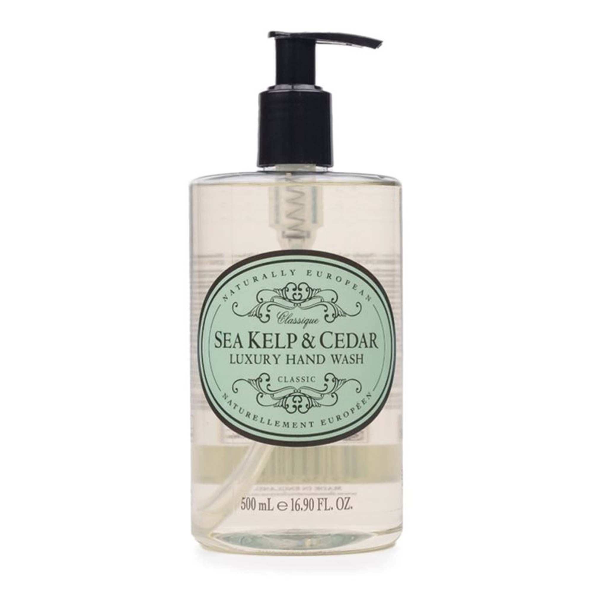 Naturally European Håndsåpe Sea Kelp & Cedar 500ml.