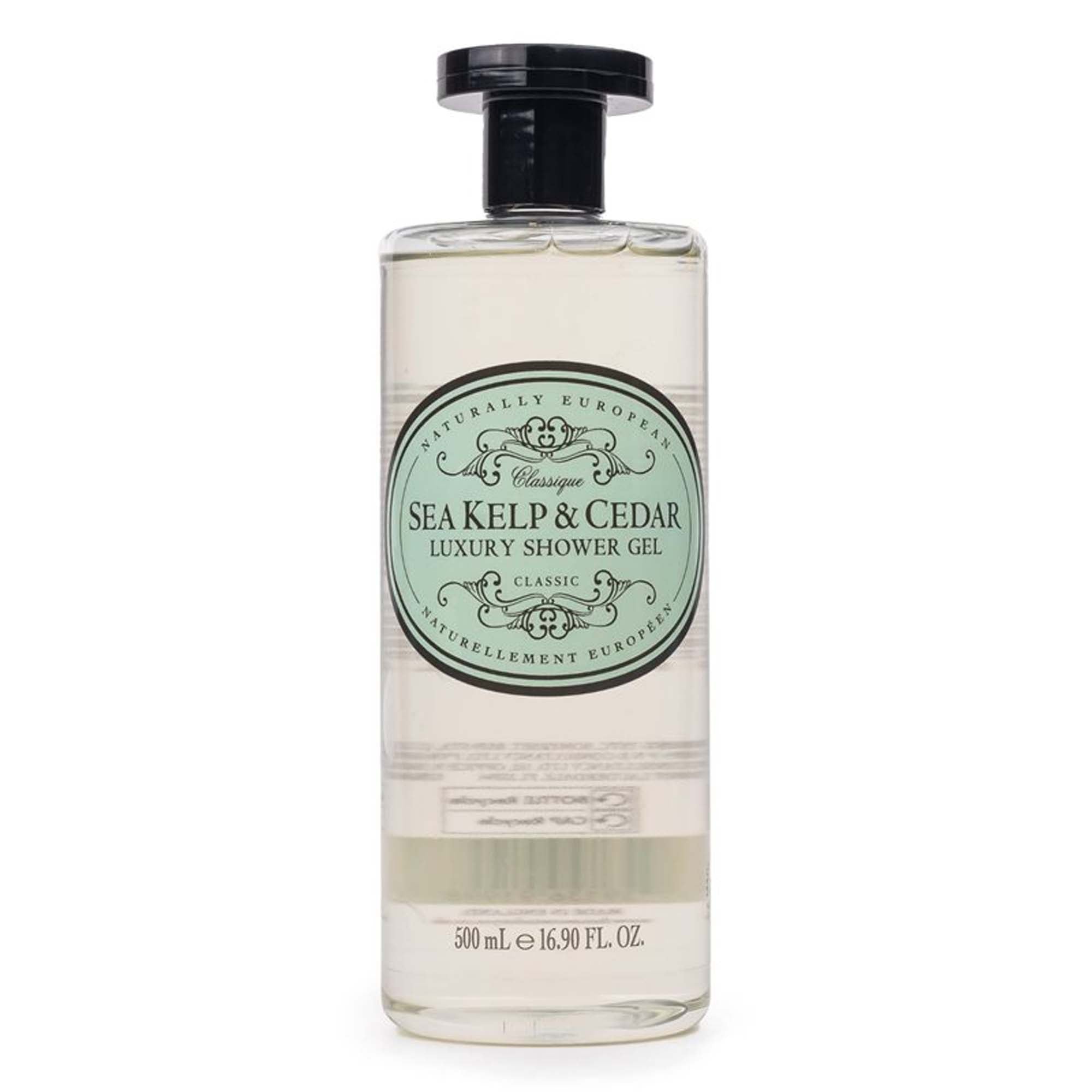 Naturally European Dusjsåpe Sea Kelp & Cedar 500ml.