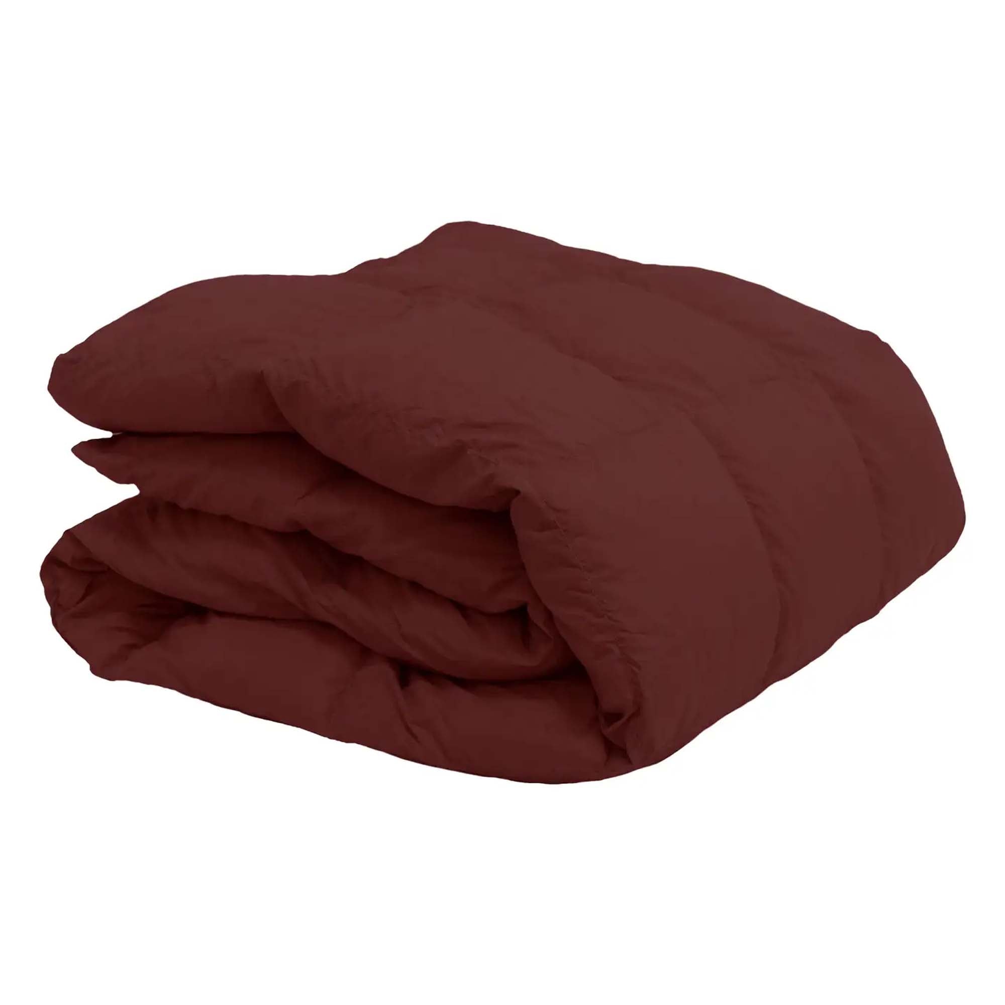 Norsk Dun Dunpledd Out&About Burgunderrød