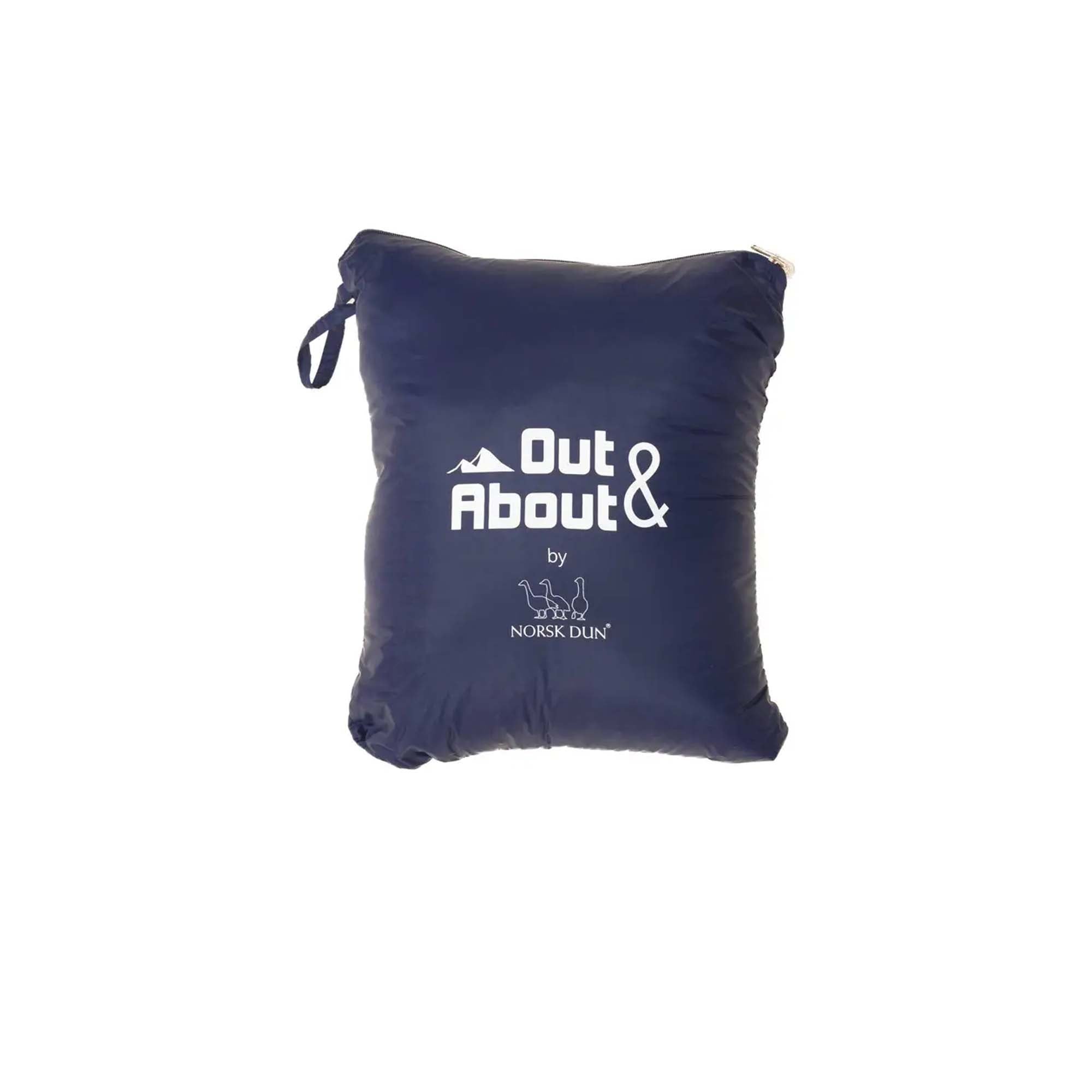 Norsk Dun Dunpledd Støvblå