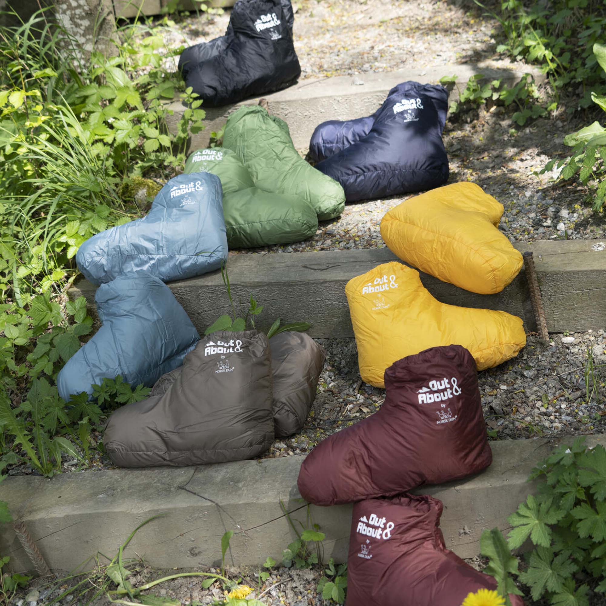 Norsk Dun Dunsokker Grønn