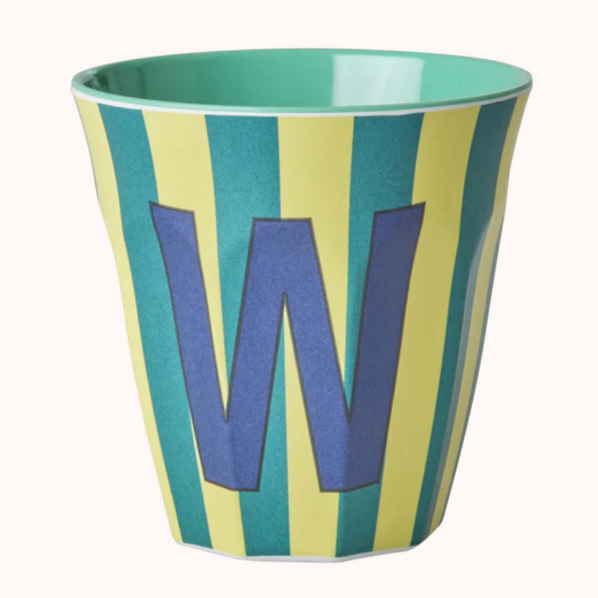 Rice Stripet Bokstavkopp W