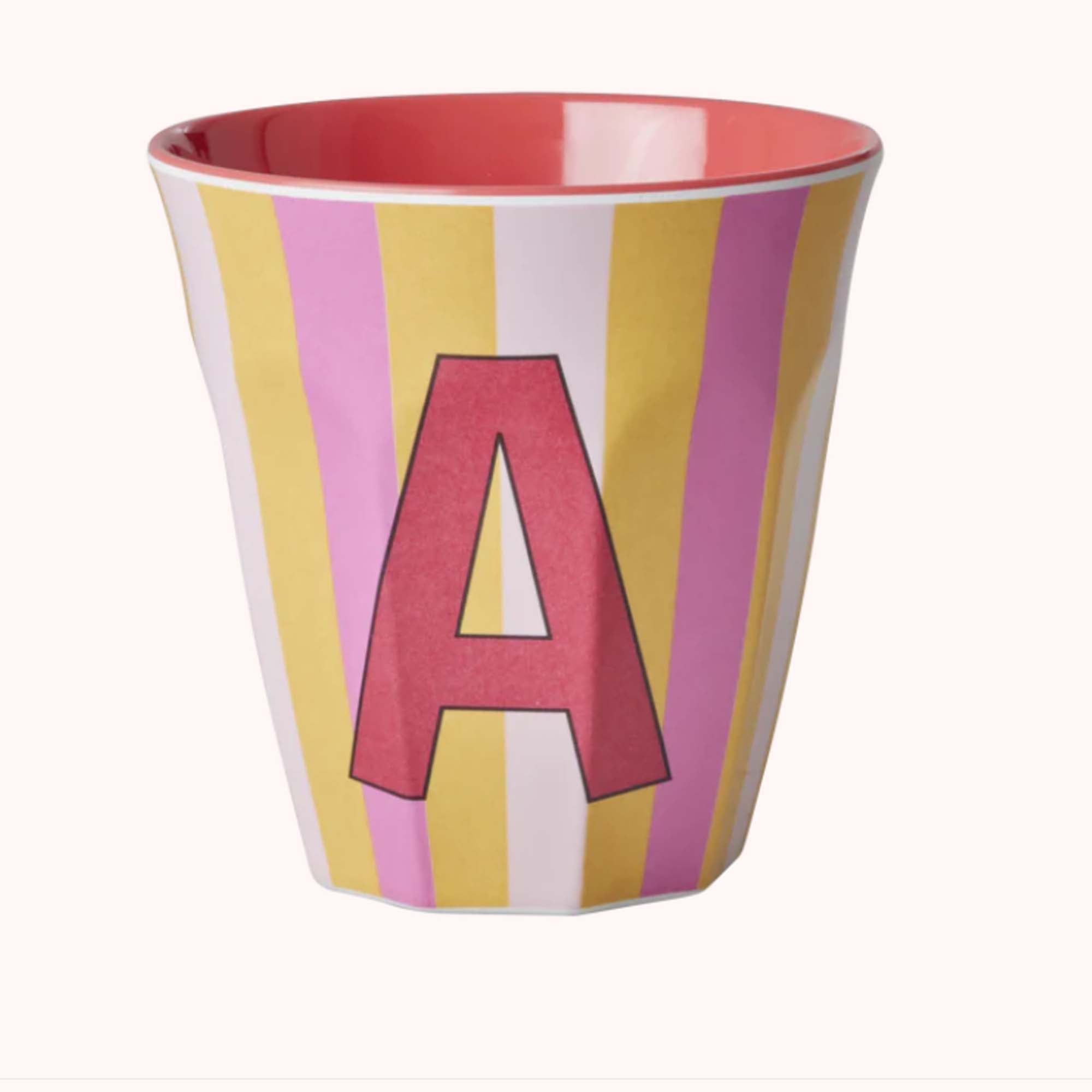 Rice Stripet Bokstavkopp A