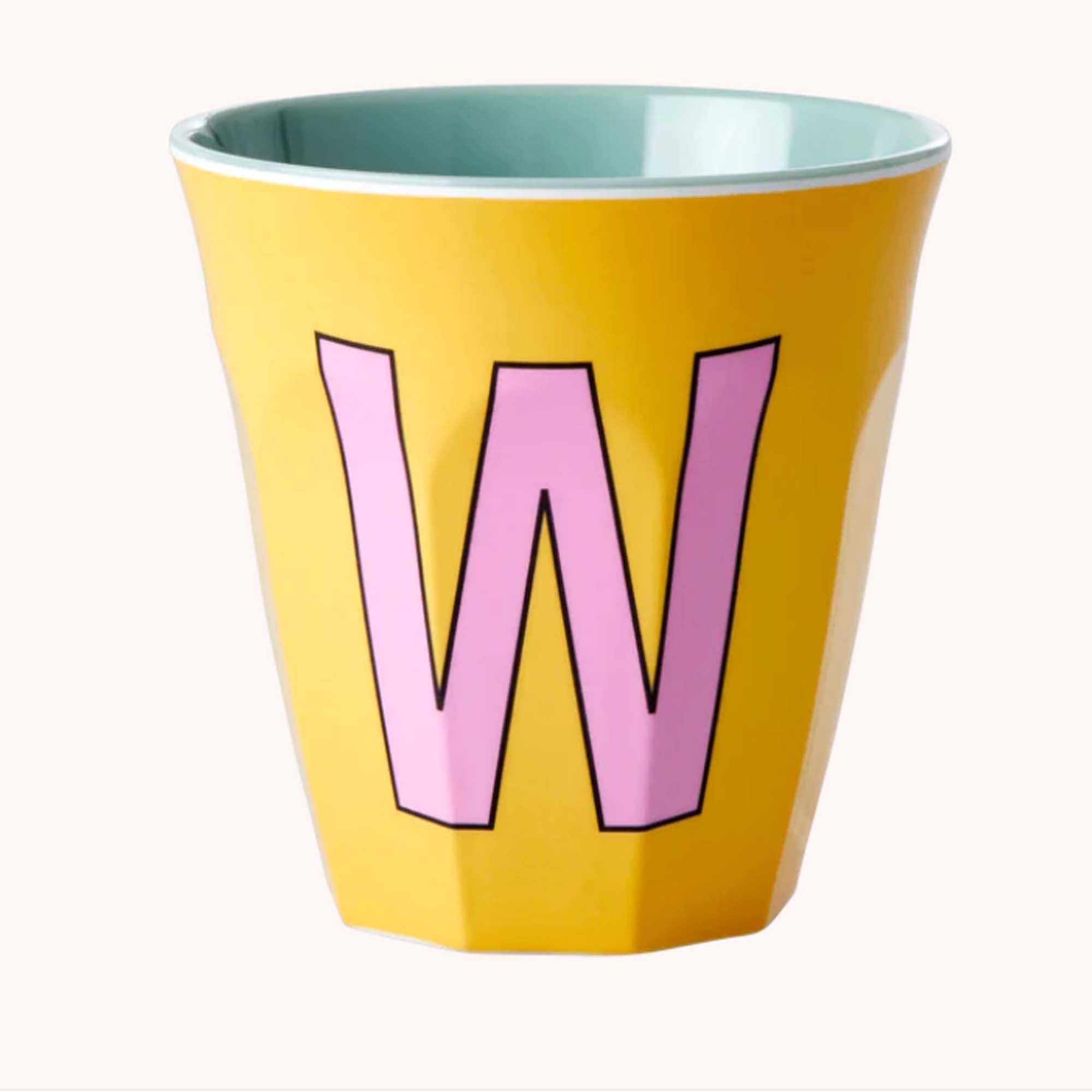 Rice Bokstavkopp Melamin W