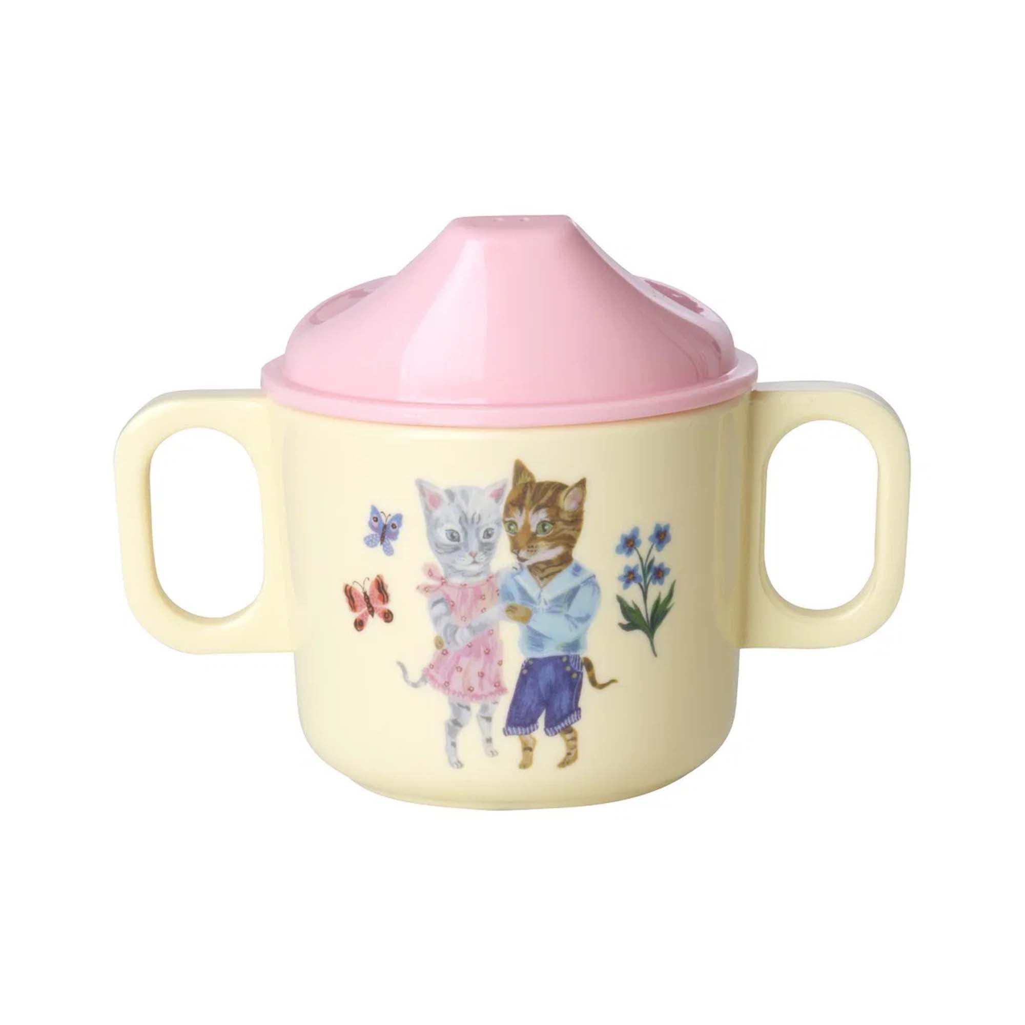 Rice Melamin Barnekopp Rosa