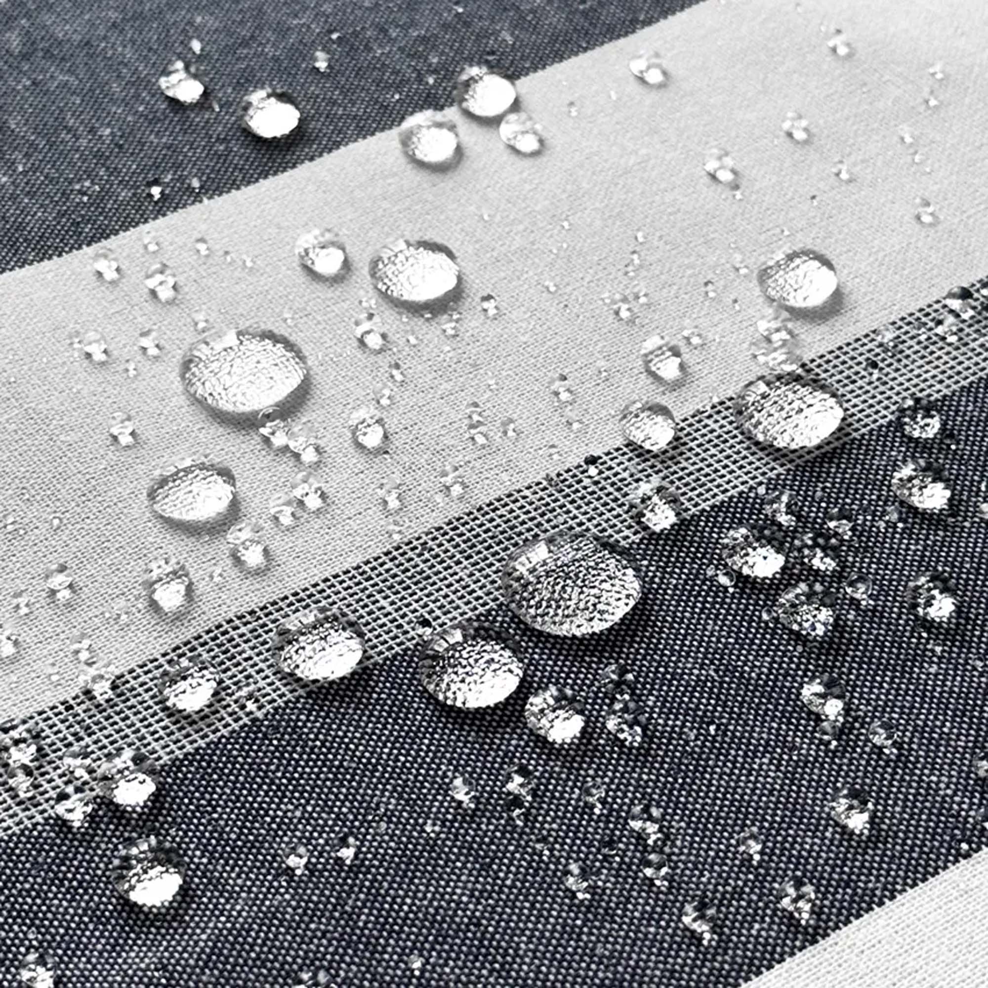 Wasa Ecotextil Bordduk Vokset Bomull 140x240cm Blå/Hvitstripet