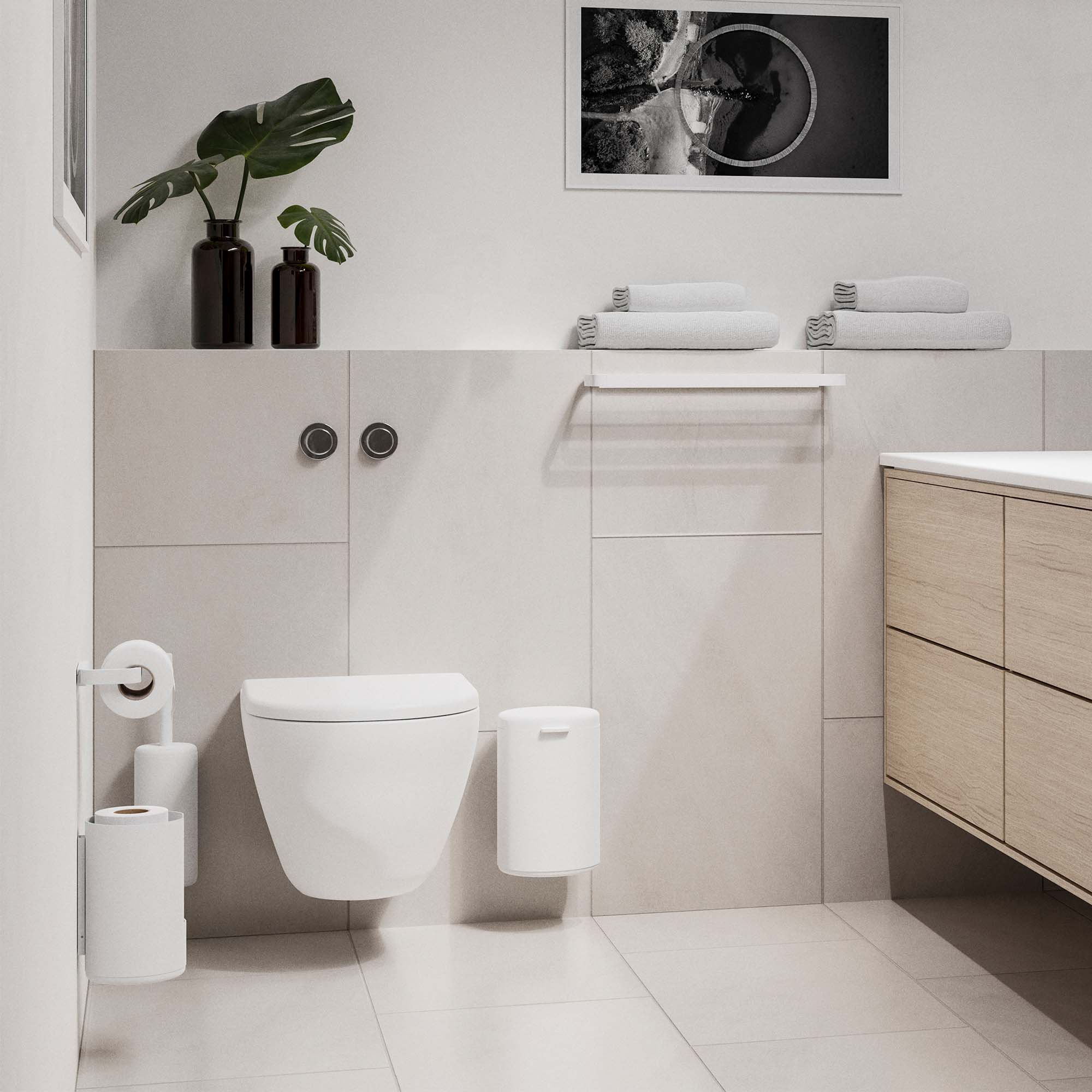 Zone Denmark Vegghengt Toalettbørste