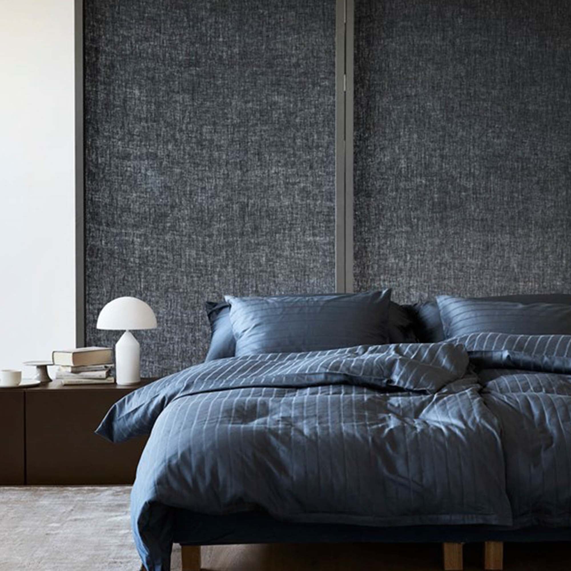 Høie - Sengetøy - Milano - Blå - Lille Hvite Interiør