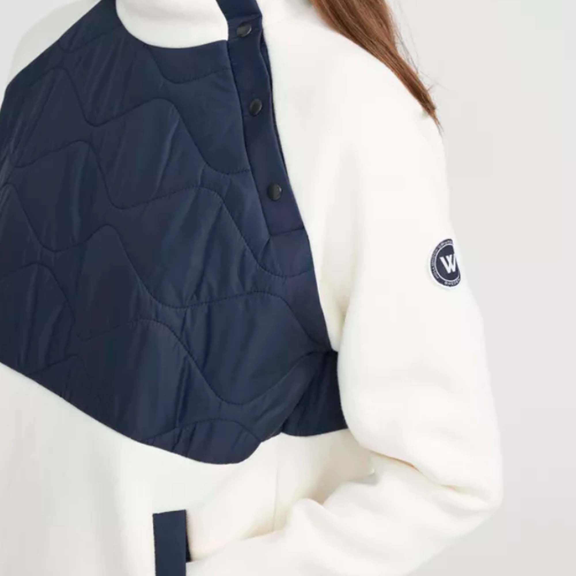 Holebrook Vindstopper Jannike Offwhite/Navy