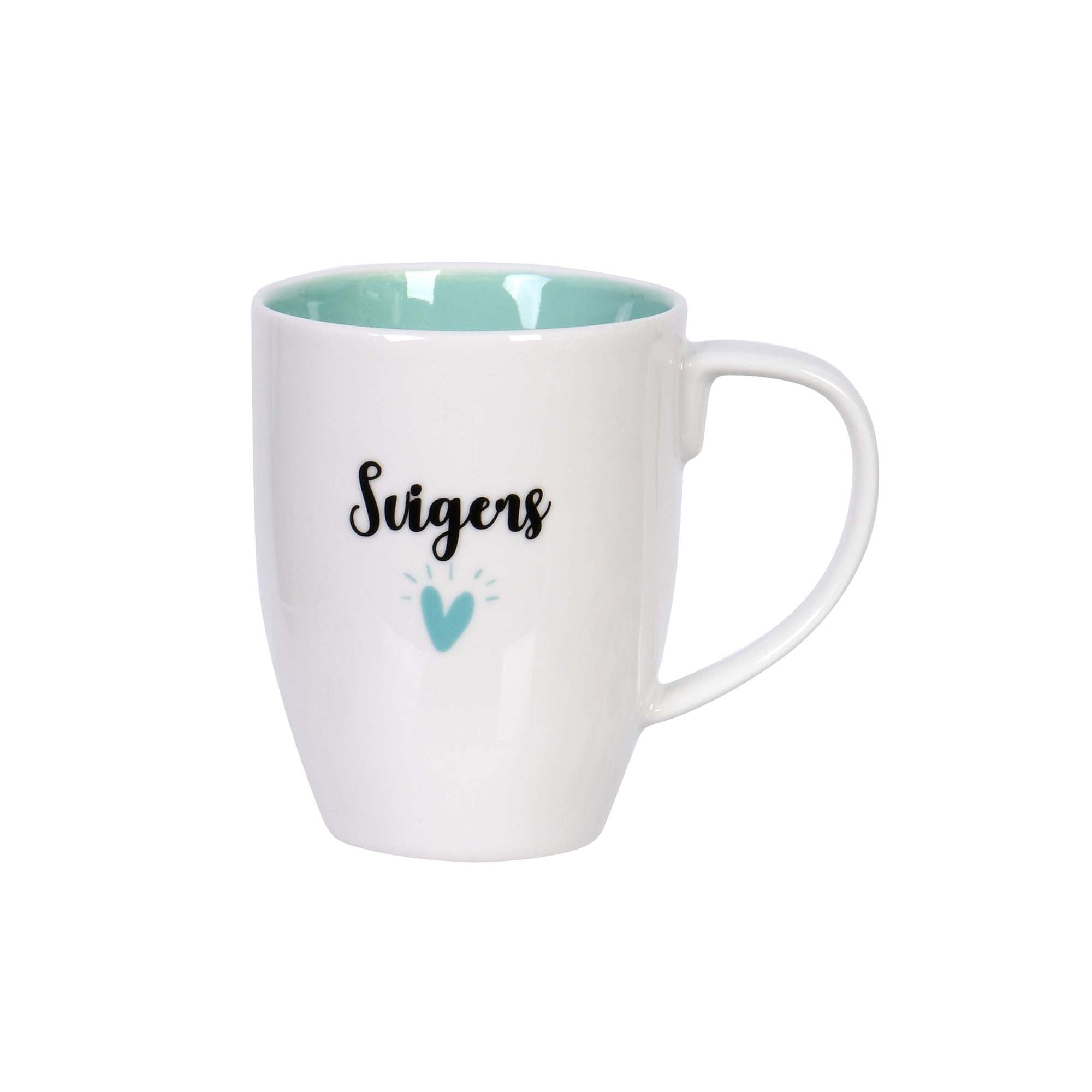 Porselenskrus m/tekst Svigers