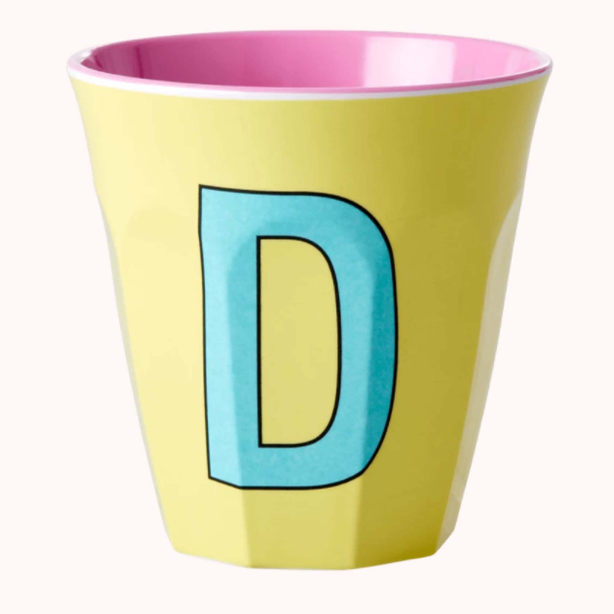 Rice Melamin Bokstavkopp - D