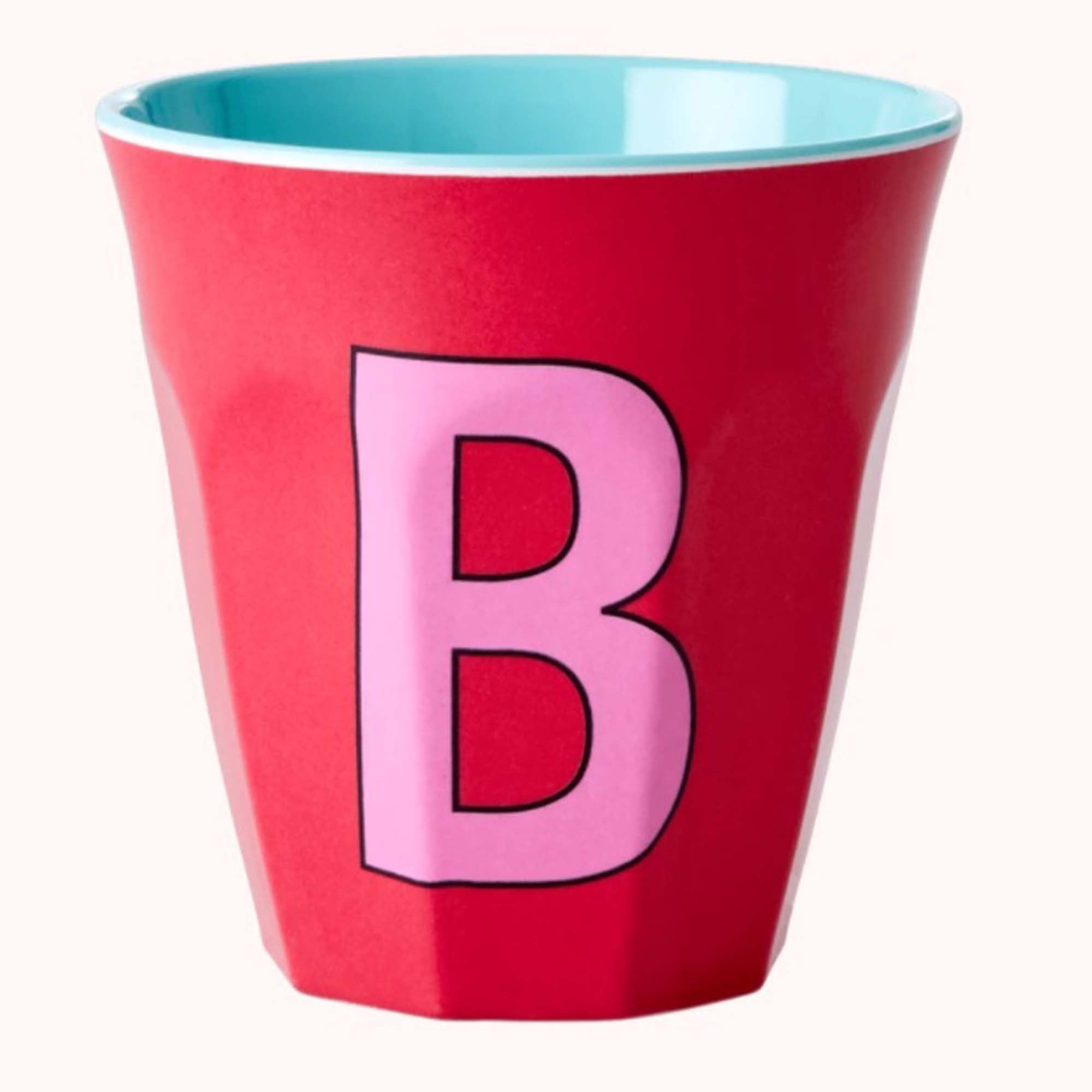 Rice Melamin Bokstavkopp B - Lille Hvite Interiør