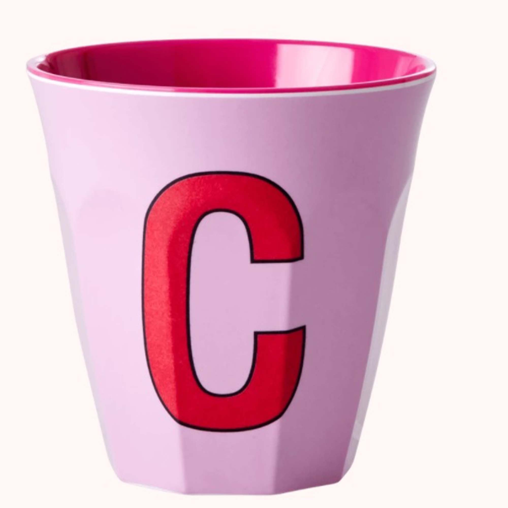 Rice Melamin Bokstavkopp C - Lille Hvite Interiør