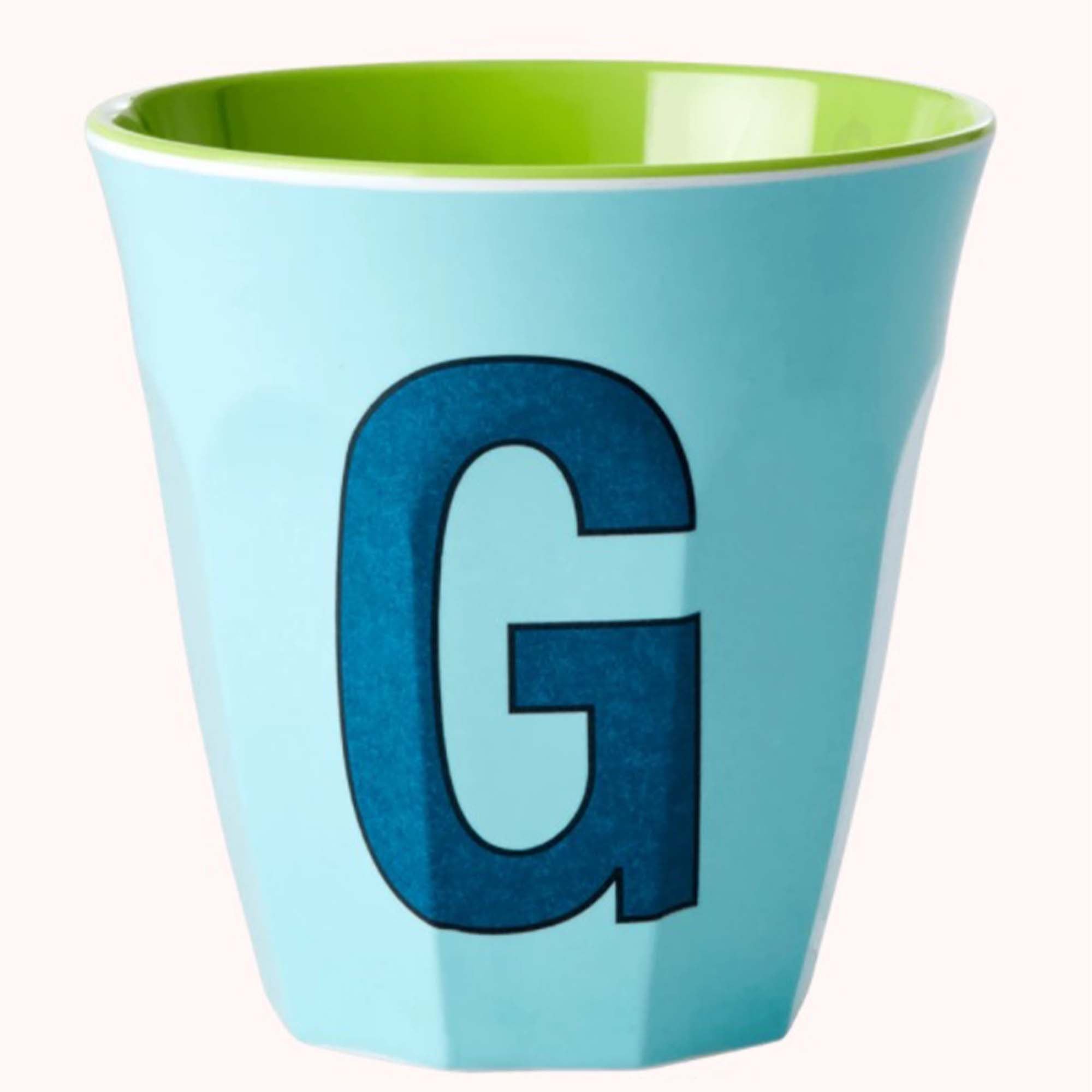 Rice - Melaminkopp - Bokstav - G - Lille Hvite Interiør