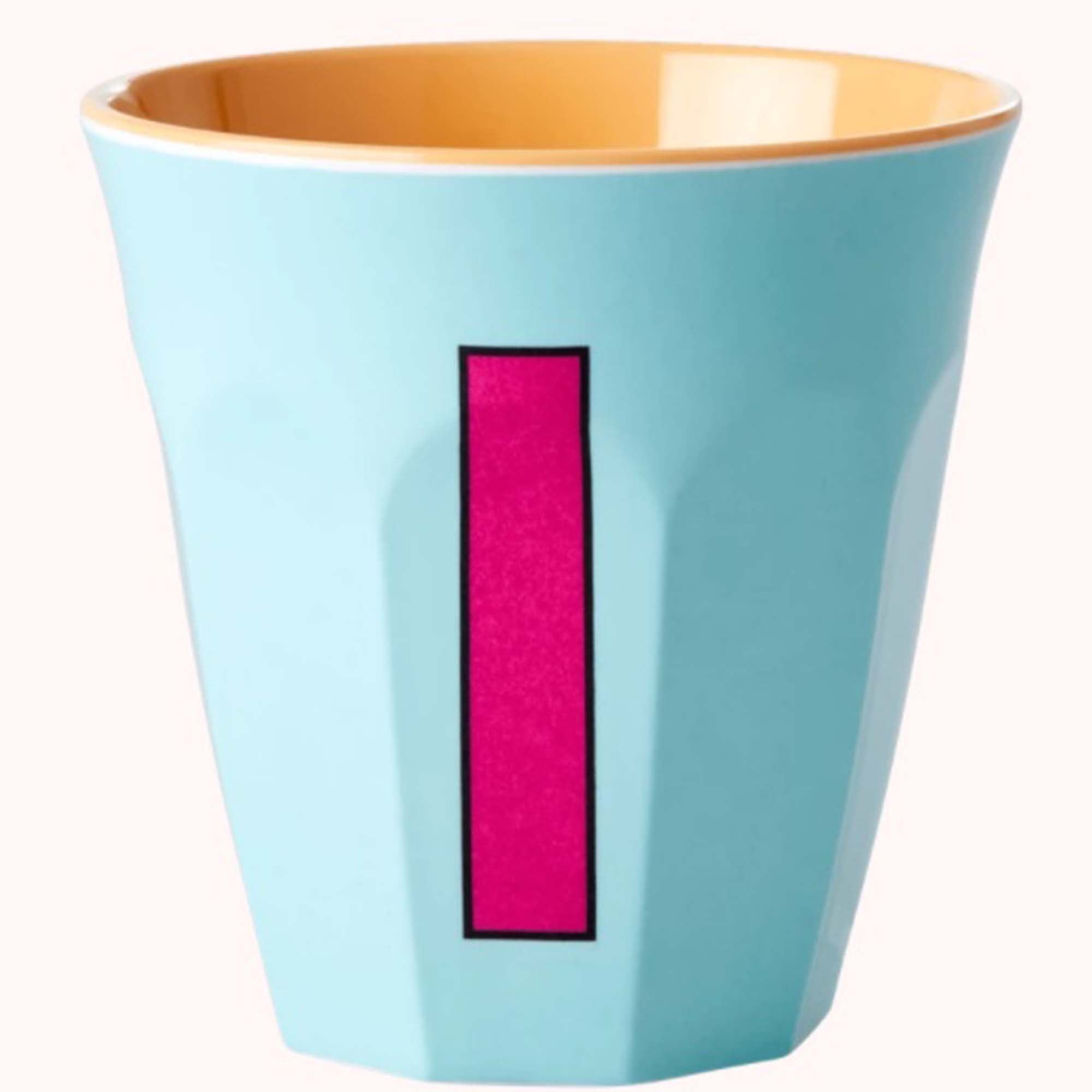 Rice - Melaminkopp - Bokstav - I - Lille Hvite Interiør