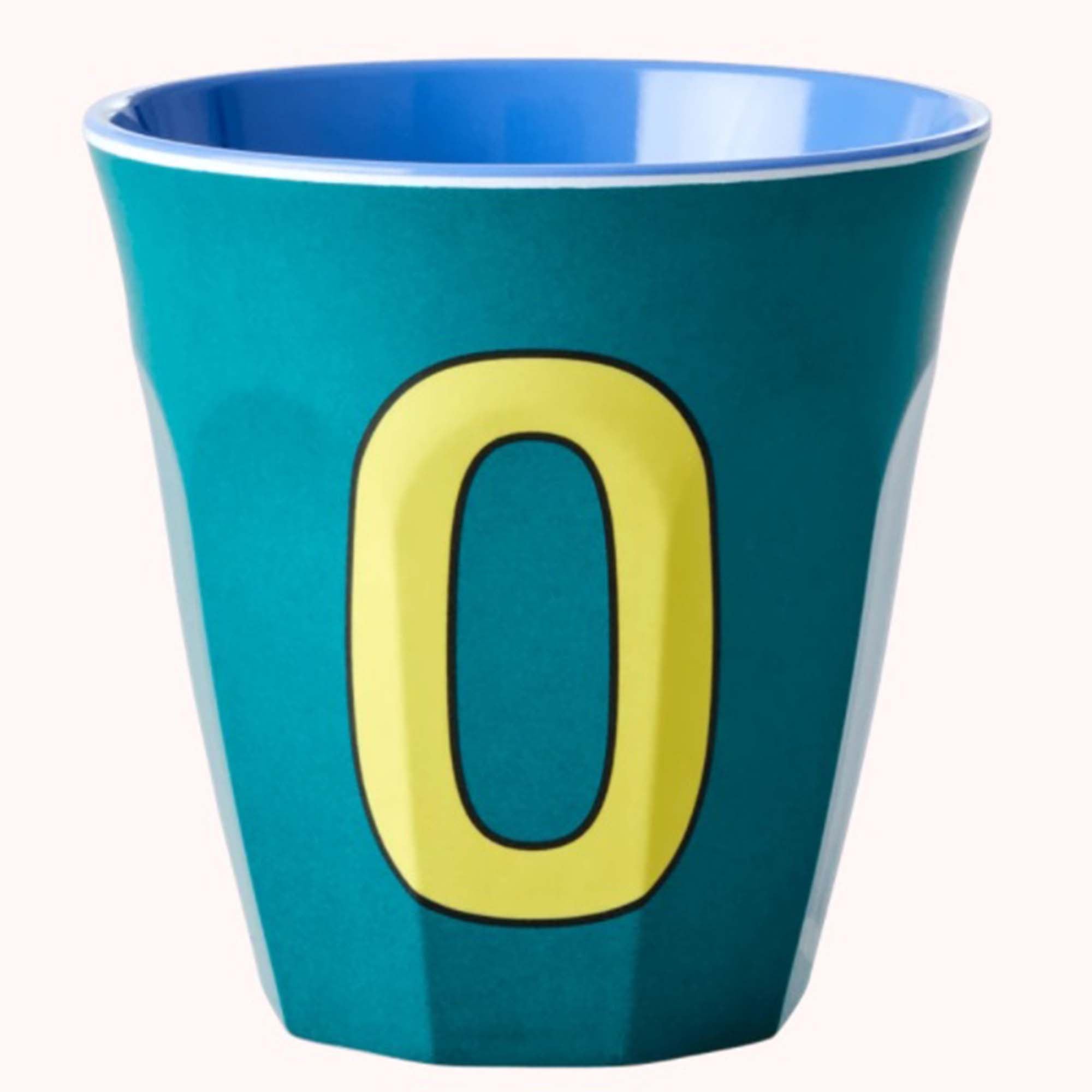 Rice Melamin Bokstavkopp O - Lille Hvite Interiør