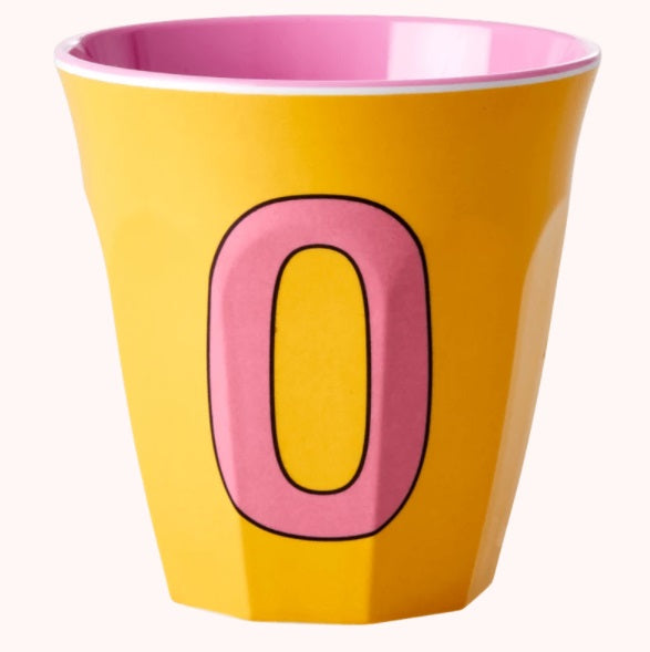 Rice Melamin Bokstavkopp O