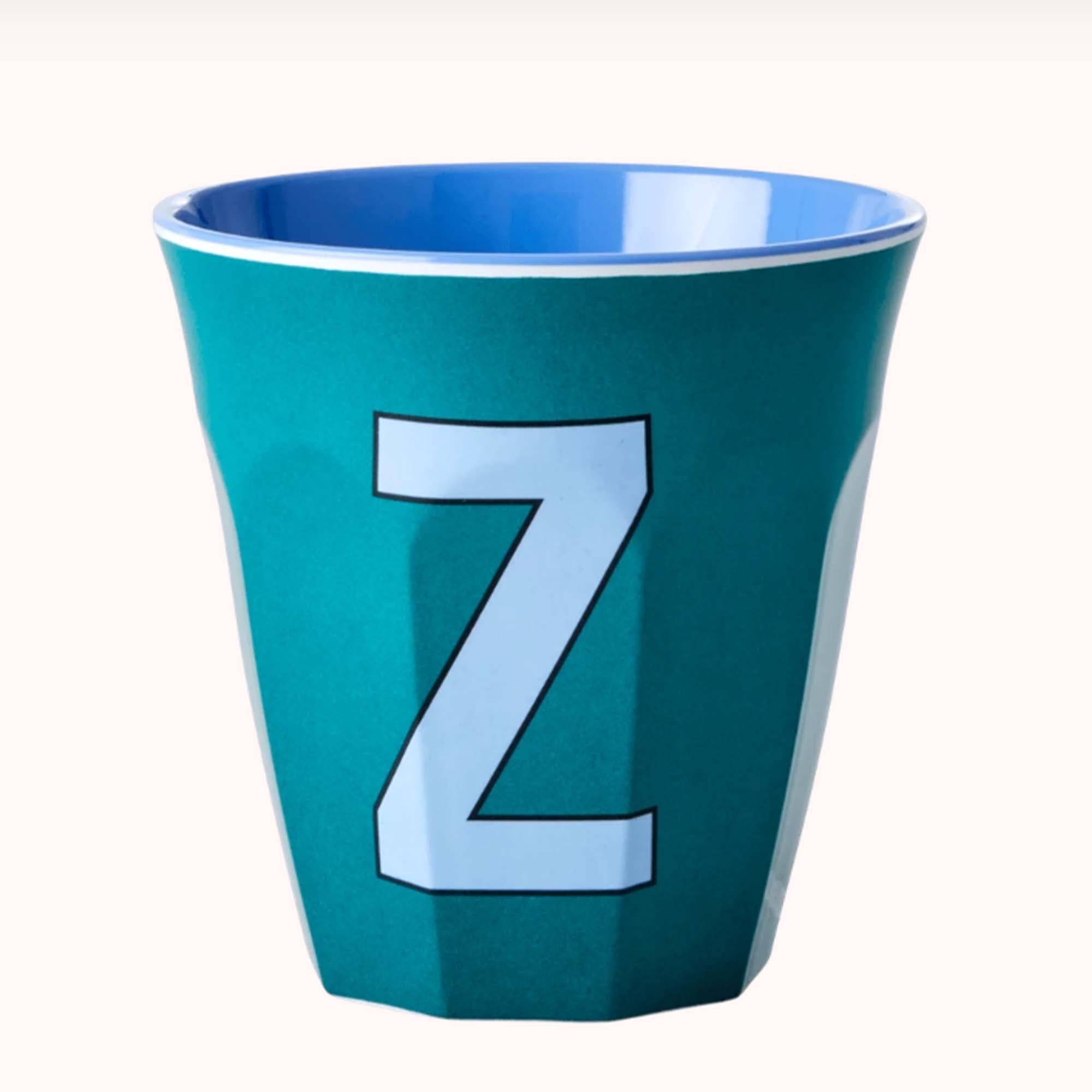 Rice Melamin Bokstavkopp Z