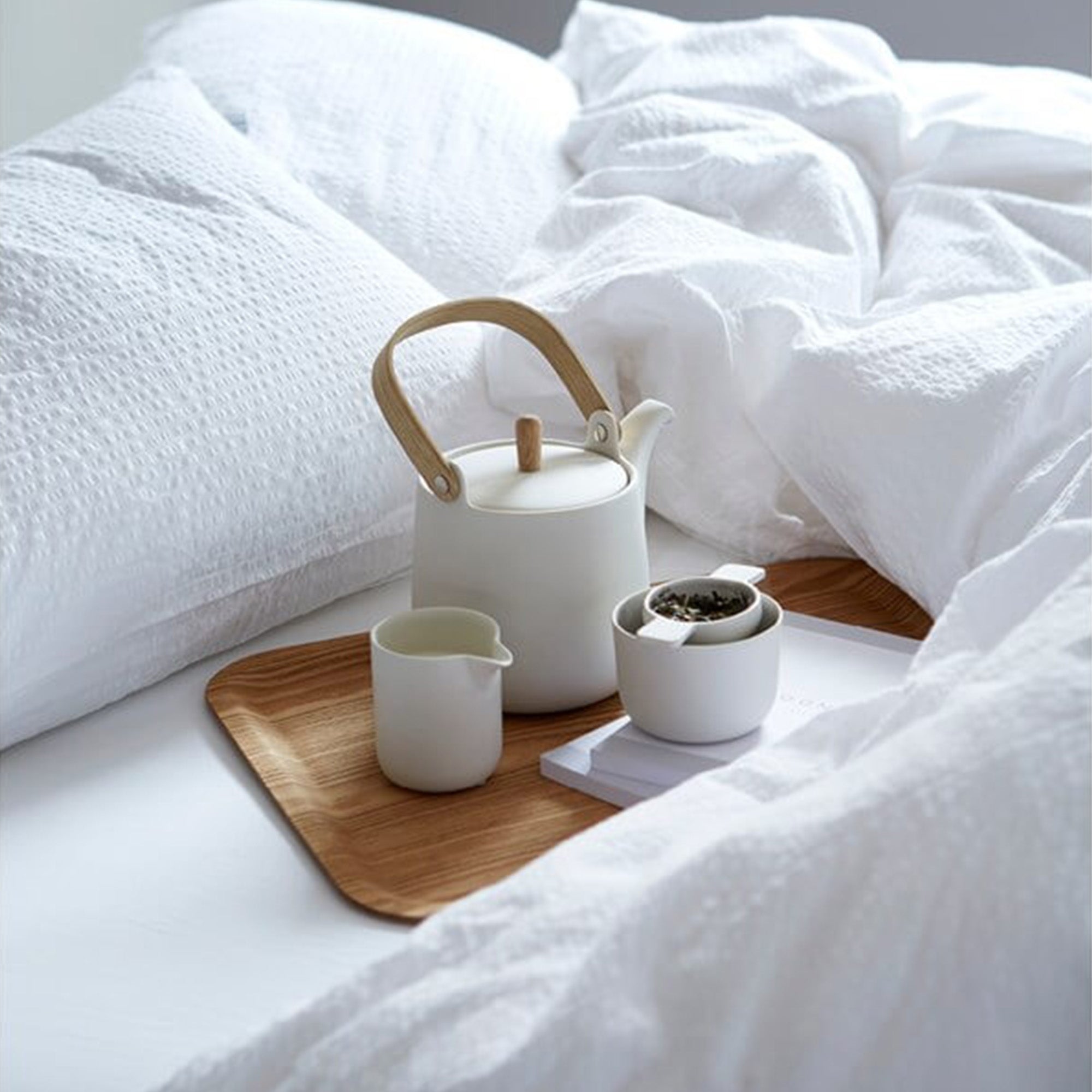 Høie Sengesett Pure - Vevd Krepp