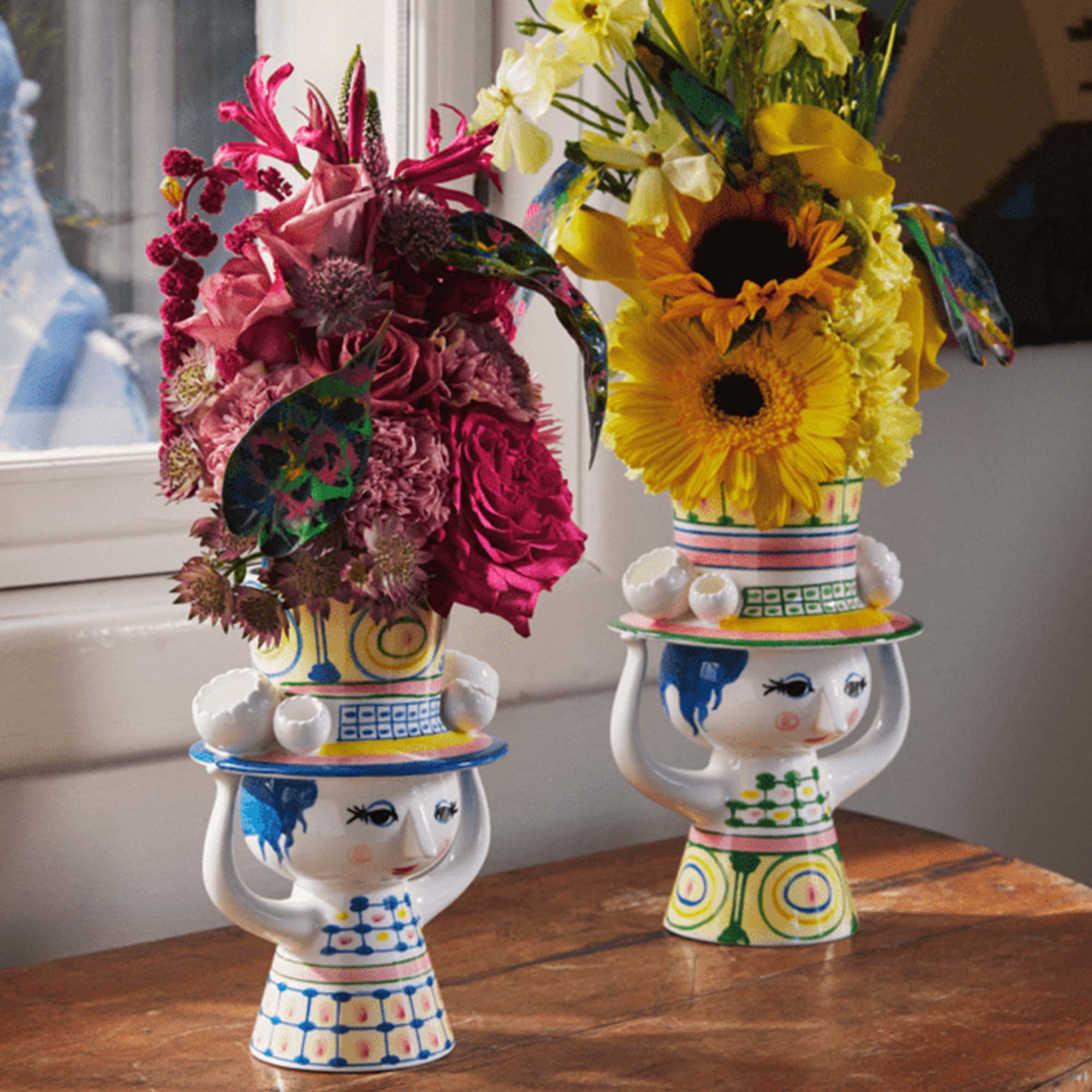 Bjørn Wiinblad Lady With Hat Vase